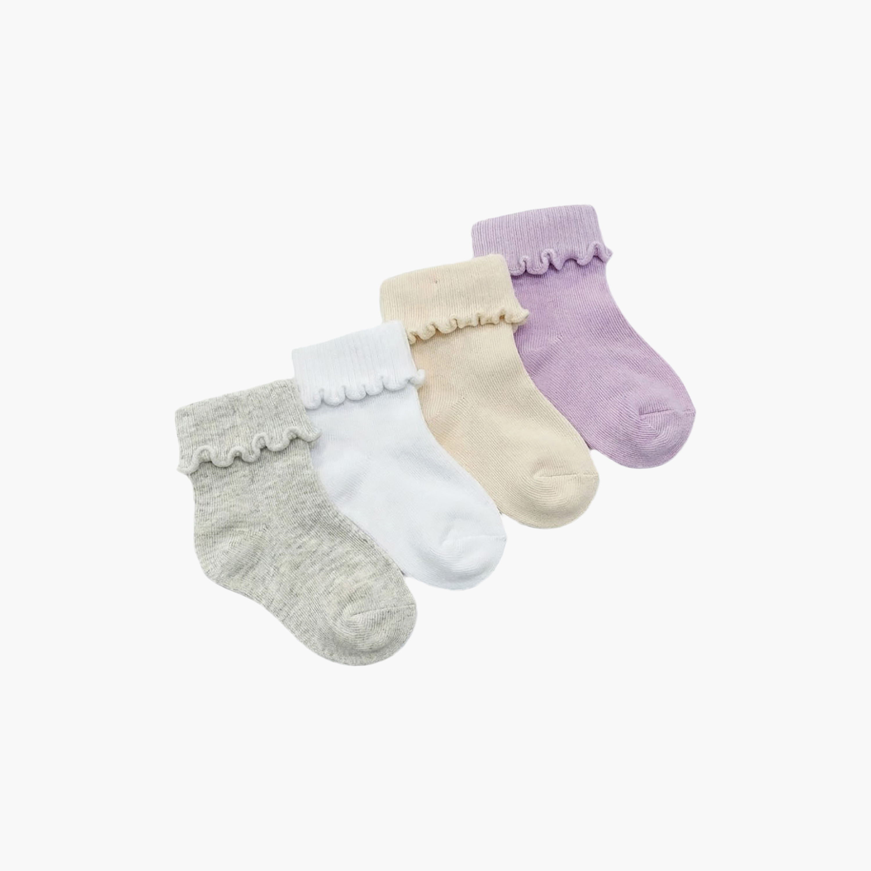 Victor and Jane 4-Pair Cotton Breathable Sparkle Roll Top Socks-baby-boys-accessories-socks-image-1