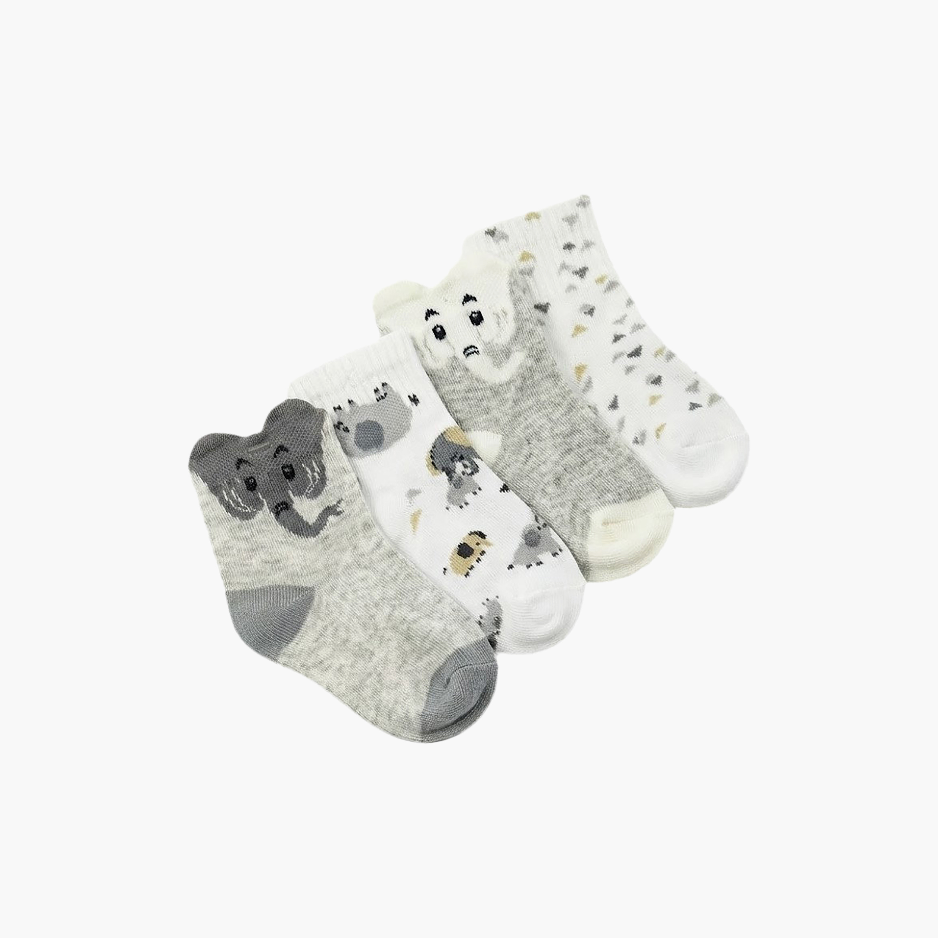 Victor and Jane 4-Pair Cotton Breathable Printed Socks-boys-accessories-socks-image-1