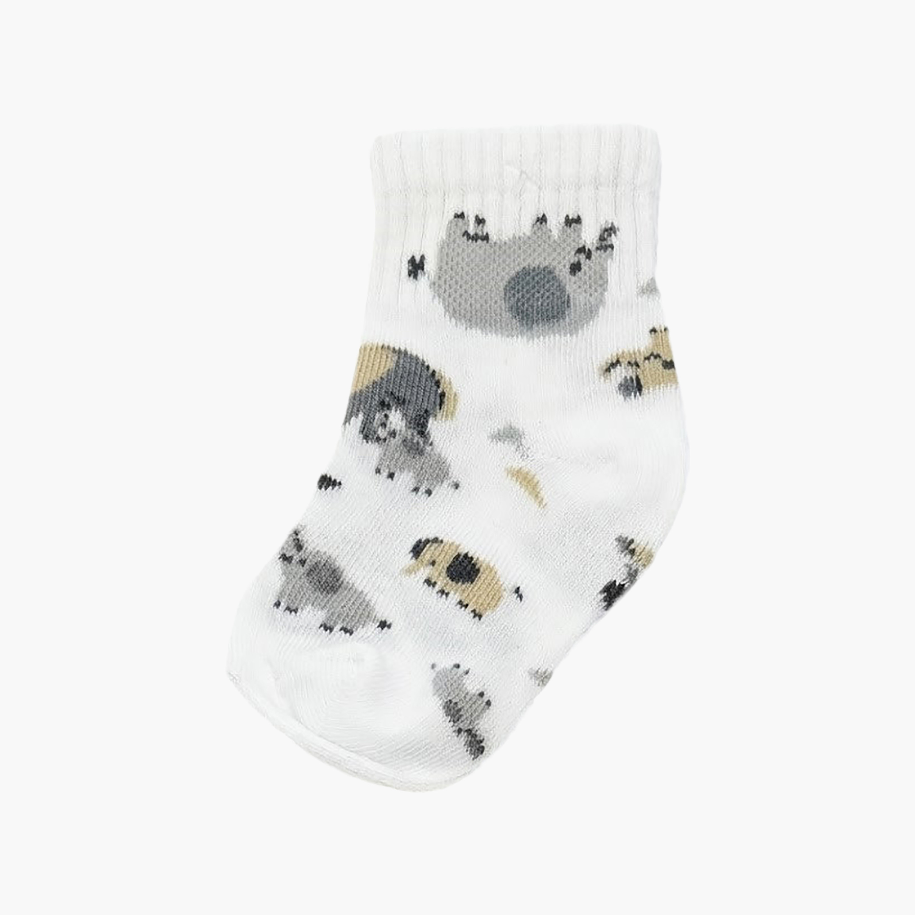 طقم جوارب قطنية مسامية مطبوعة 4 أزواج من فيكتور آند جين-boys-accessories-socks-image-3