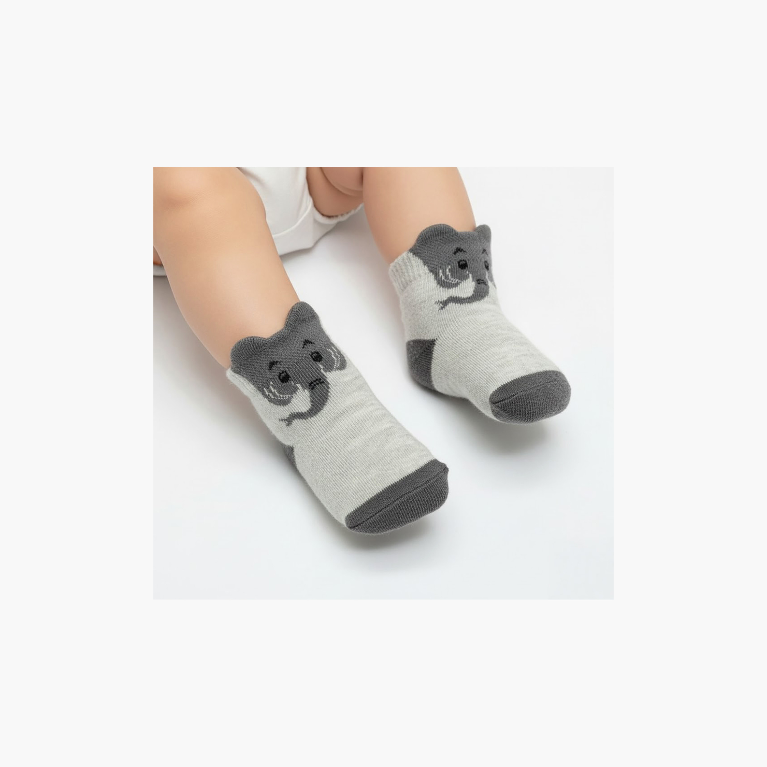 طقم جوارب قطنية مسامية مطبوعة 4 أزواج من فيكتور آند جين-boys-accessories-socks-image-6