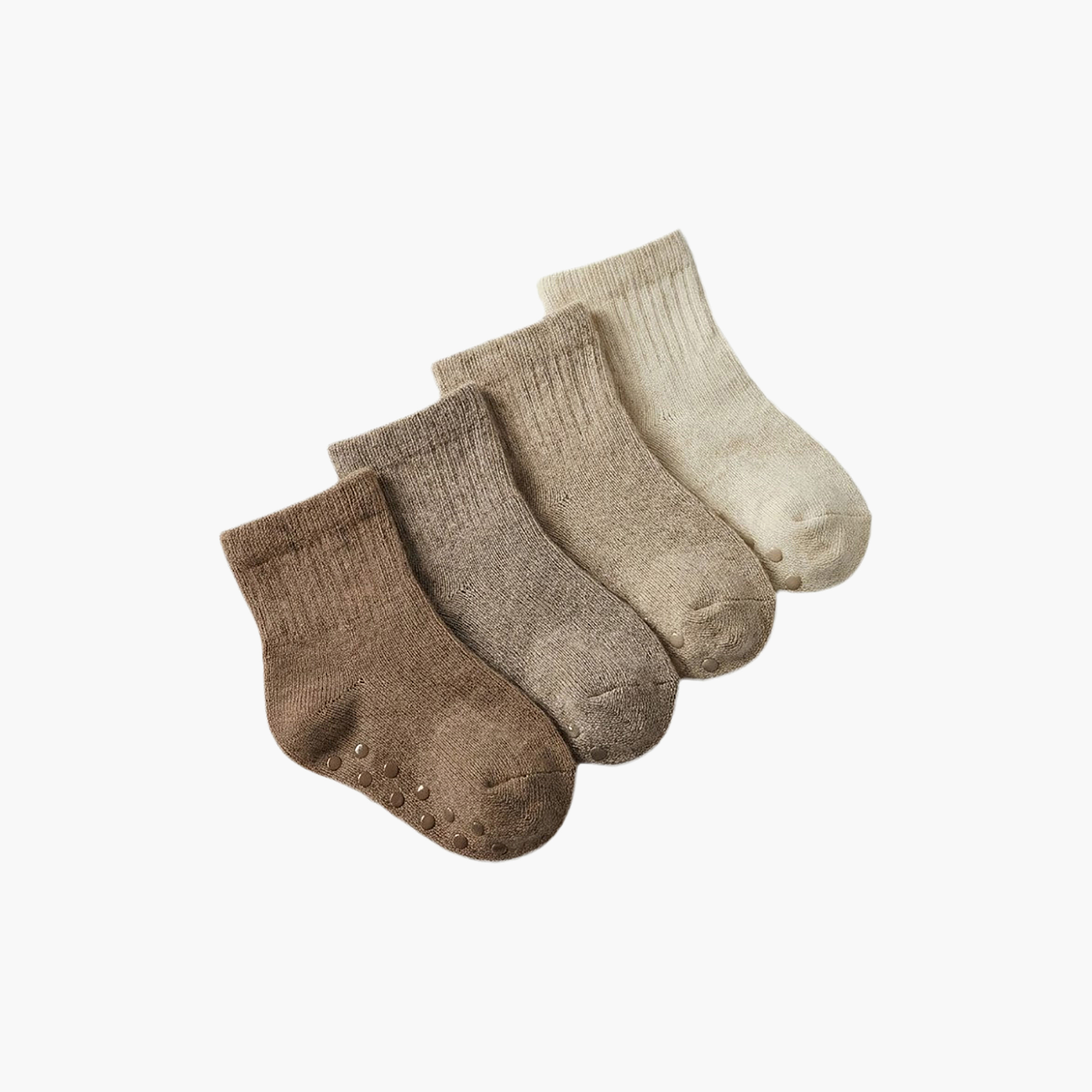 Victor and Jane 4-Pair Cotton Breathable Plain Socks-boys-accessories-socks-image-1