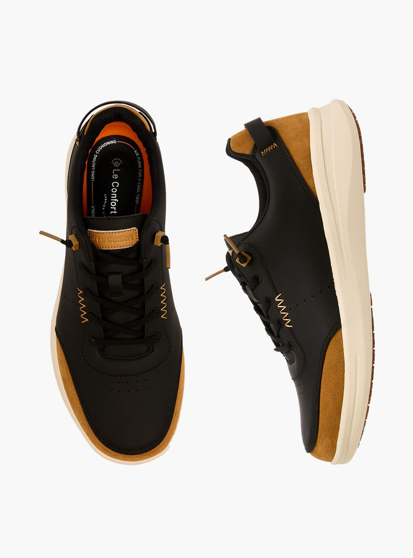 حذاء سنيكرز طول الكاحل برباط إغلاق للرجال من لو كونفورت-men-shoes-sneakers-image-1