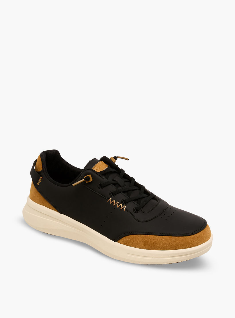 حذاء سنيكرز طول الكاحل برباط إغلاق للرجال من لو كونفورت-men-shoes-sneakers-image-2