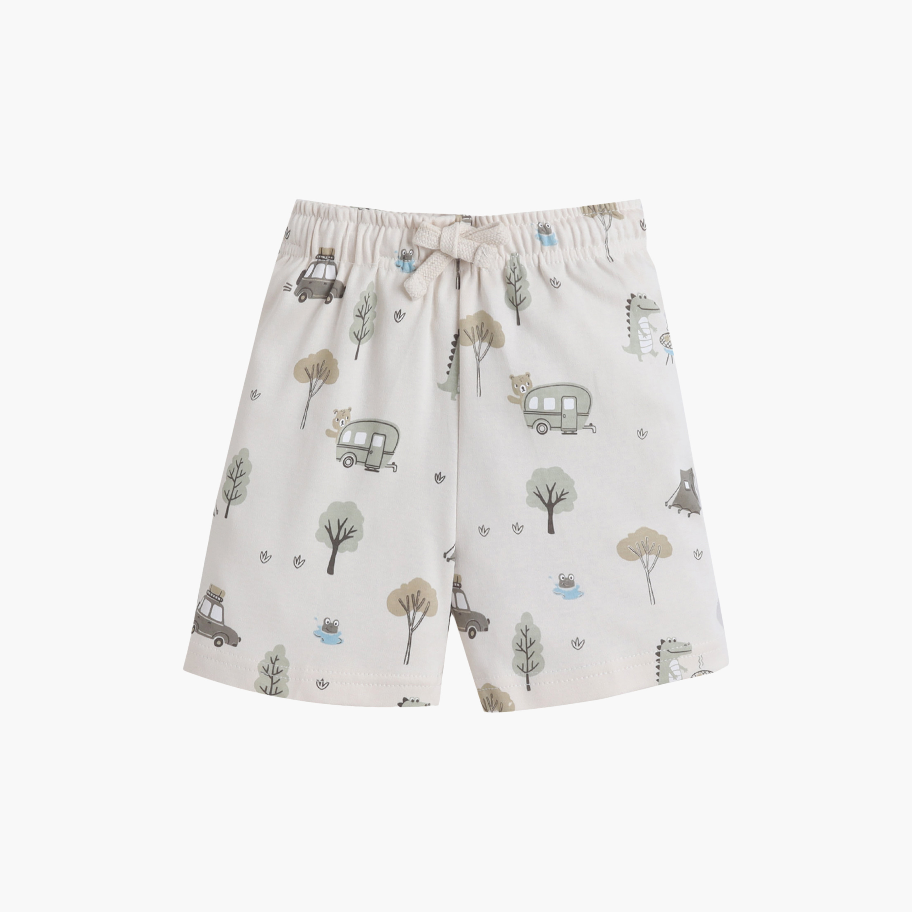 Victor and Jane Animal Printed Cotton T-Shirt & Shorts Set-boys-clothing-setsandcoords-image-4