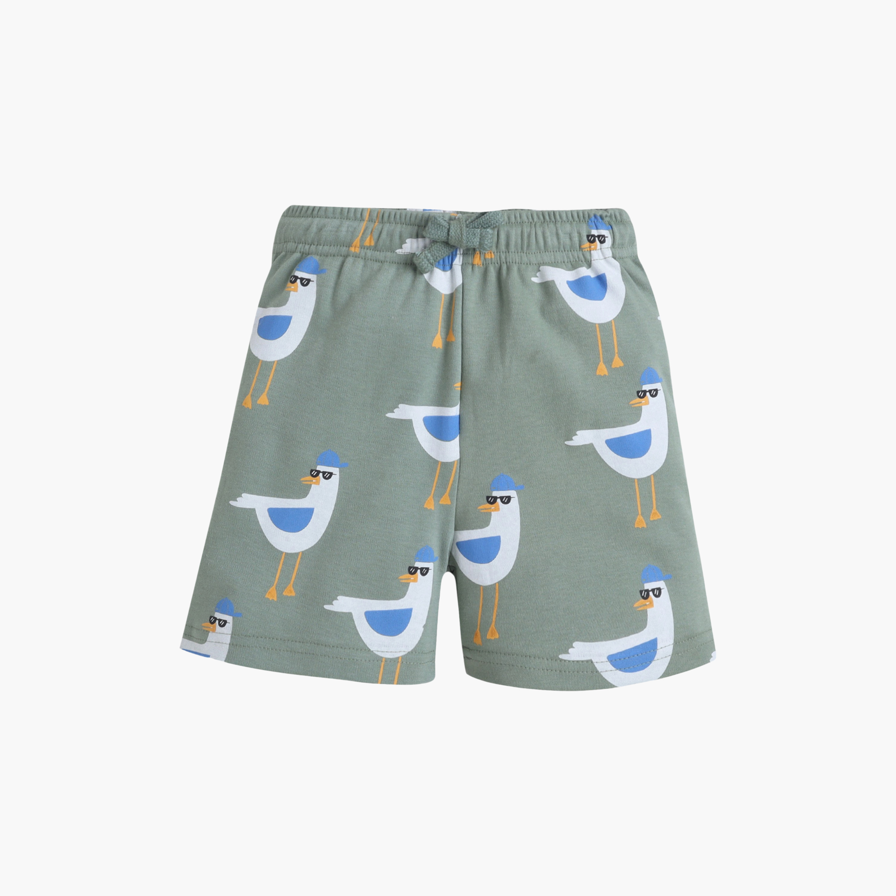 طقم تي شيرت قطني وشورت بطبعة عصافير من فيكتور آند جين-boys-clothing-setsandcoords-image-4