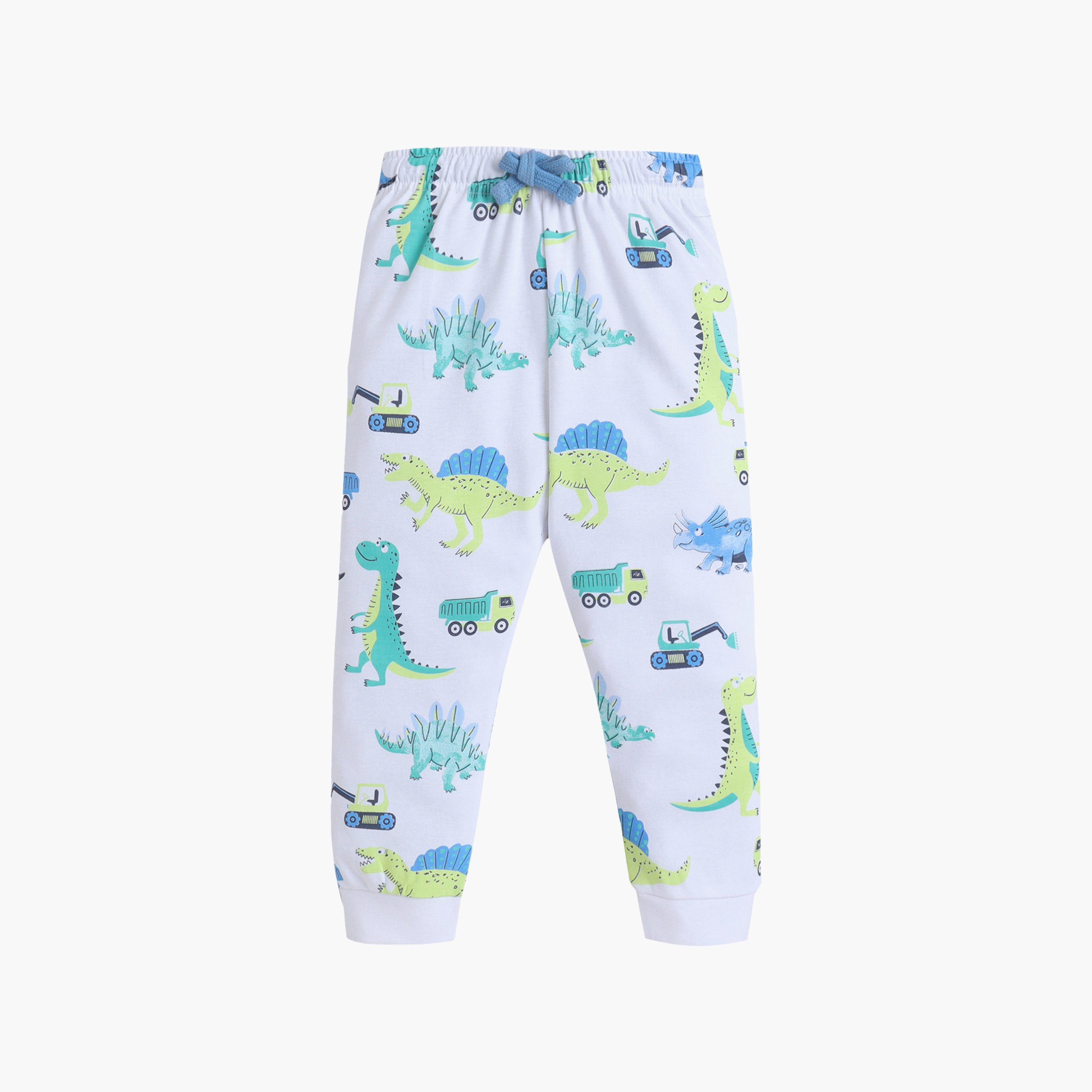 Victor and Jane Dinosaur Printed Cotton T-Shirt & Pajama Set-baby-boys-clothing-nightwear-pyjamasets-image-5