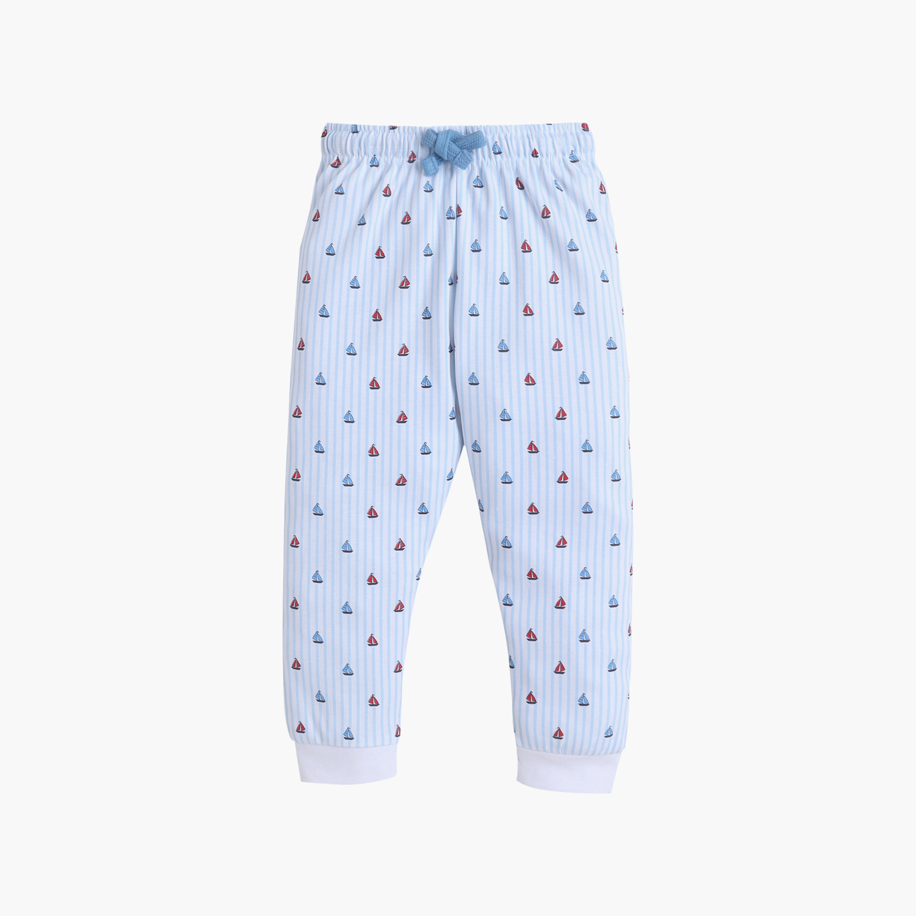 Victor and Jane Spirit Printed Cotton T-Shirt & Pajama Set-boys-clothing-setsandcoords-image-3