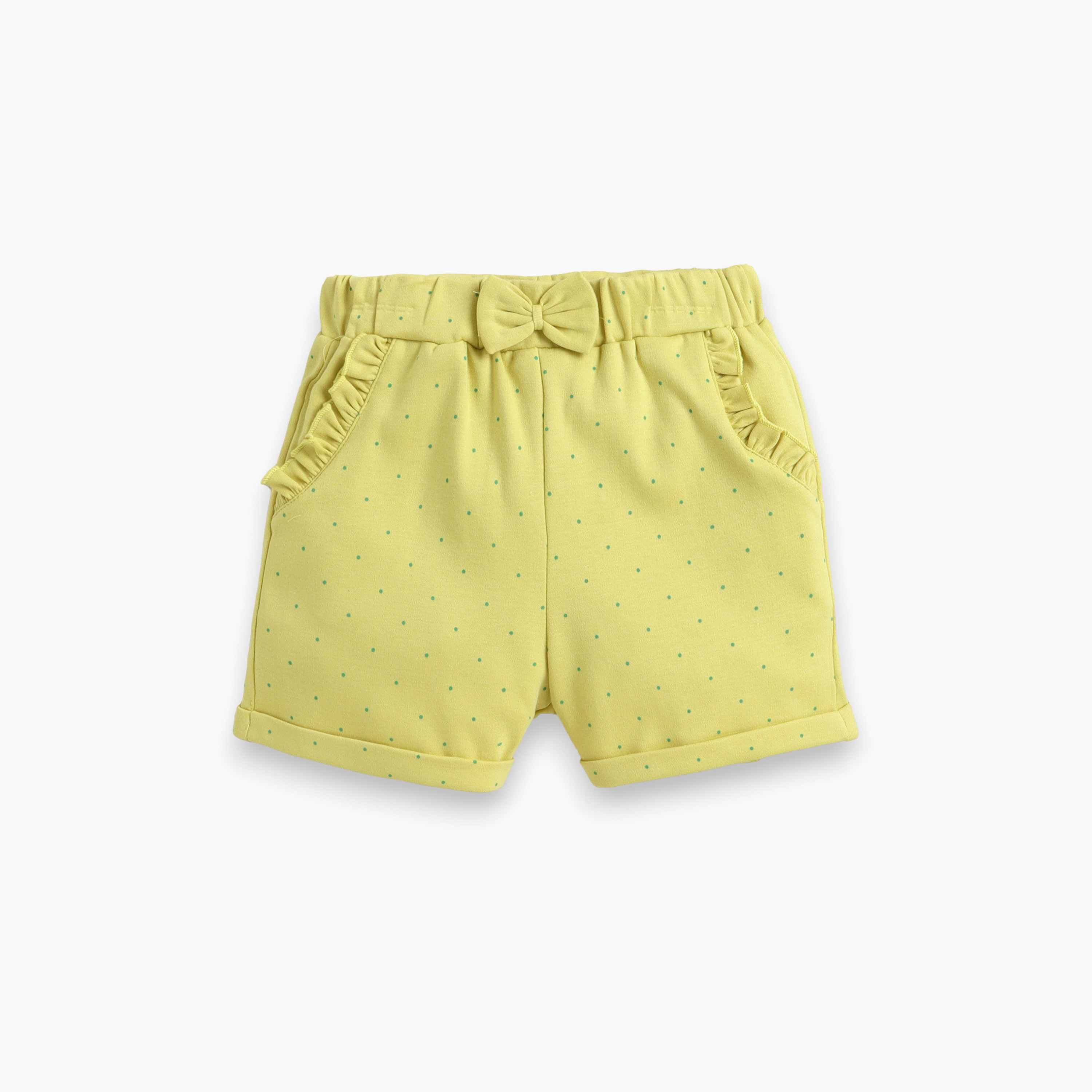 طقم بلوزة بأكمام نصفية بطبعة ليوبارد وشورت منقط من فيكتور أند جين-baby-girls-clothing-setsandcoords-image-4