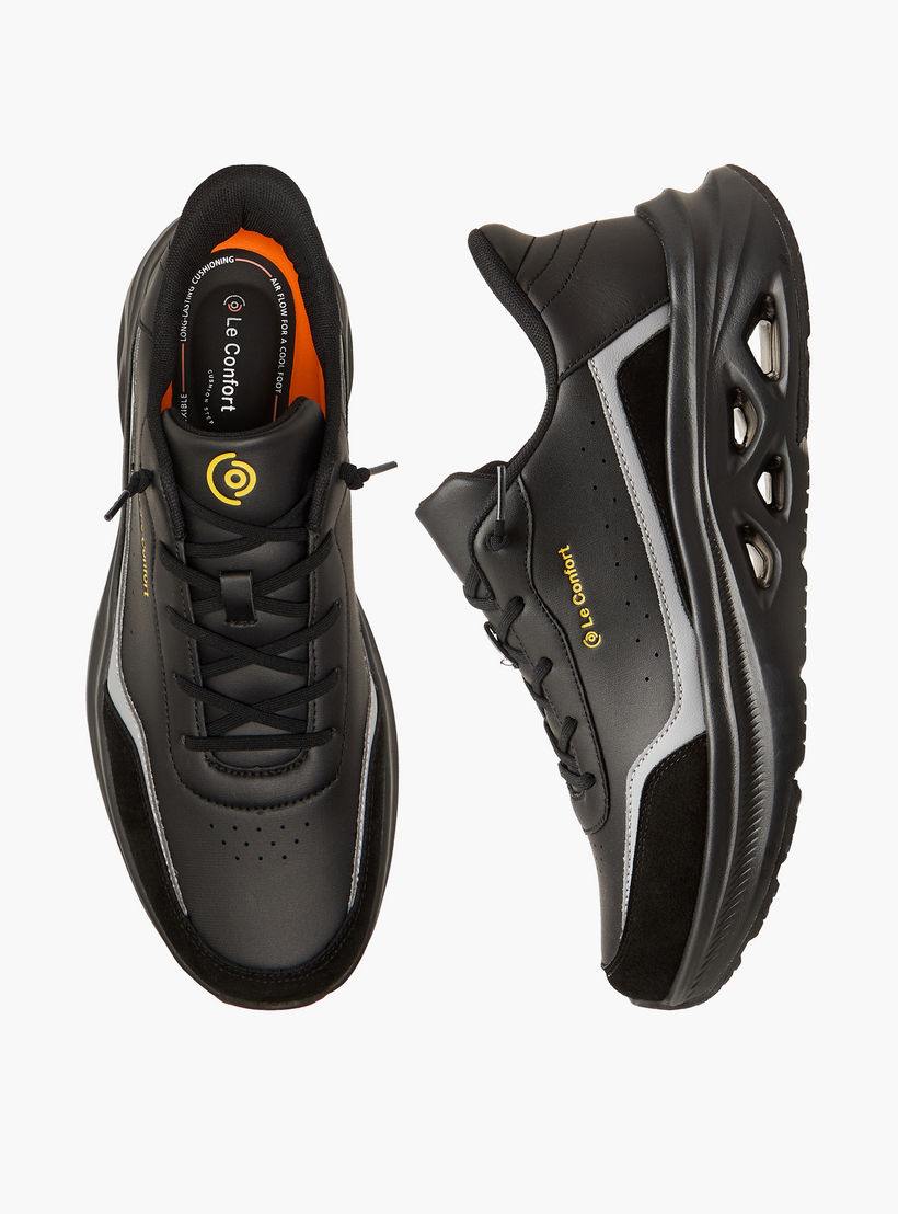 حذاء سنيكرز طول الكاحل برباط للرجال من لو كونفورت-men-shoes-sneakers-image-1