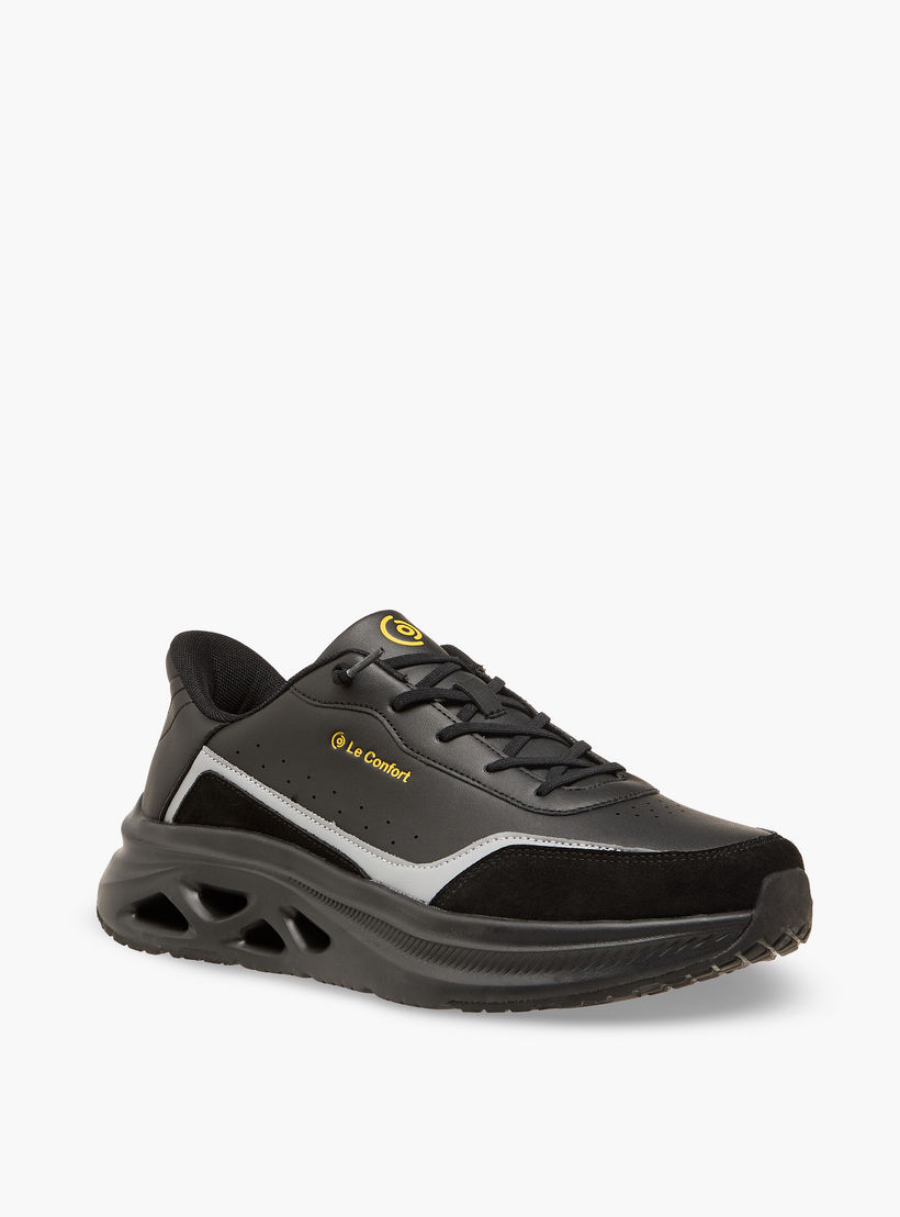 حذاء سنيكرز طول الكاحل برباط للرجال من لو كونفورت-men-shoes-sneakers-image-3