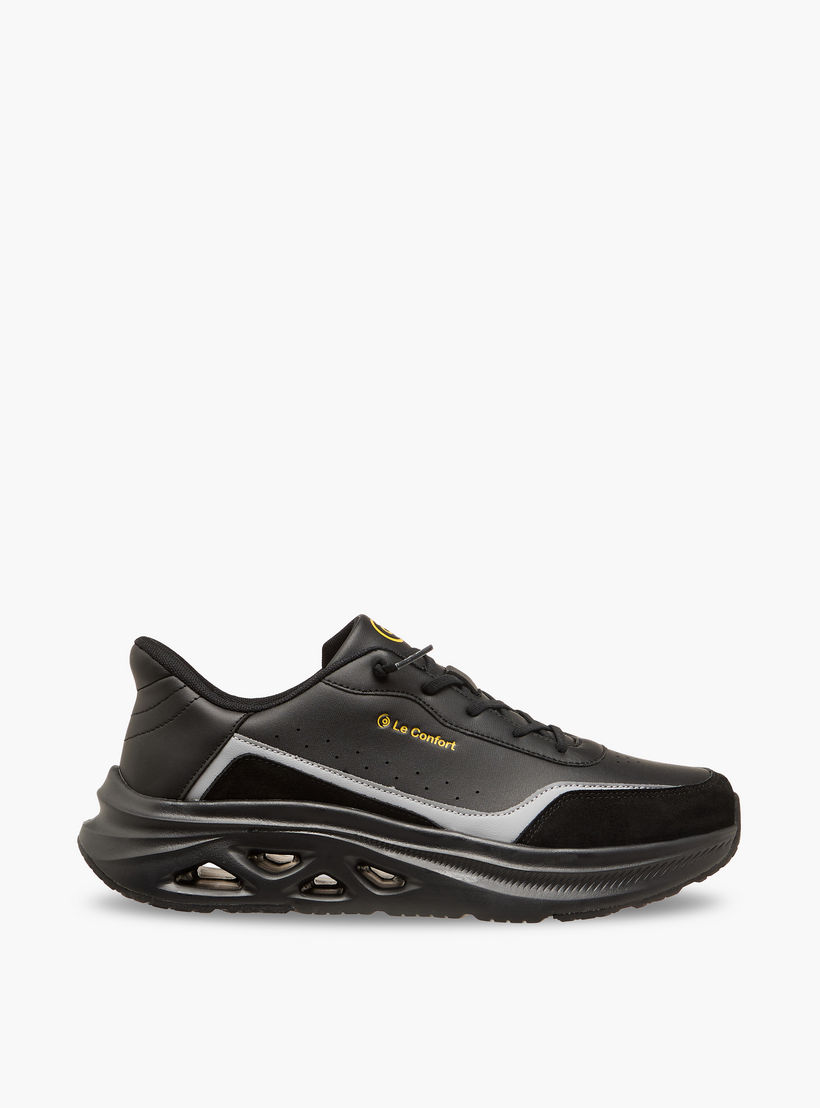 حذاء سنيكرز طول الكاحل برباط للرجال من لو كونفورت-men-shoes-sneakers-image-4