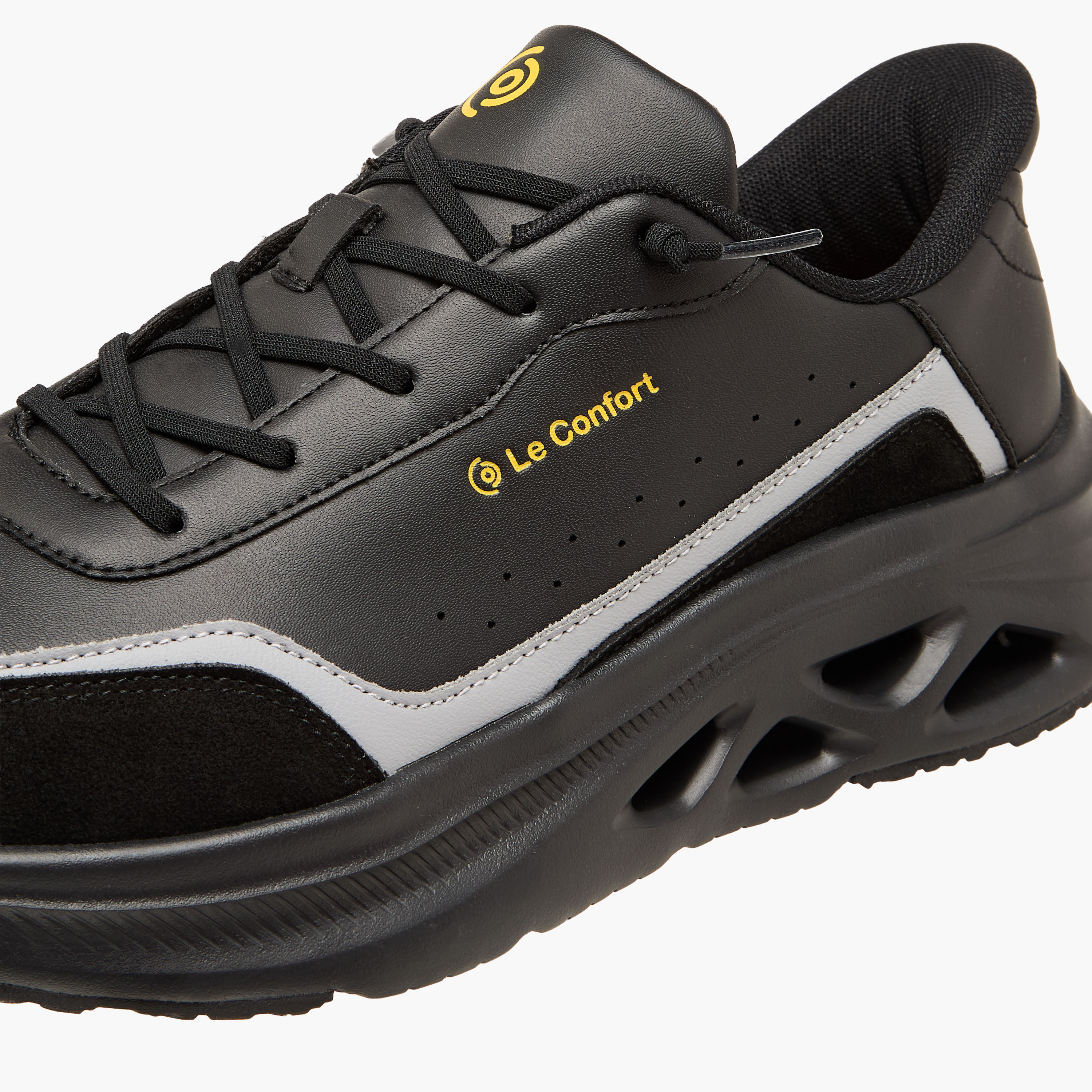 حذاء سنيكرز طول الكاحل برباط للرجال من لو كونفورت-men-shoes-sneakers-image-5