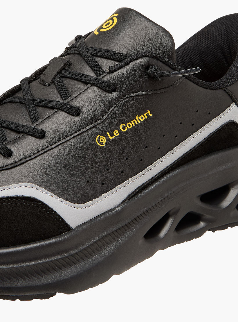 حذاء سنيكرز طول الكاحل برباط للرجال من لو كونفورت-men-shoes-sneakers-image-5