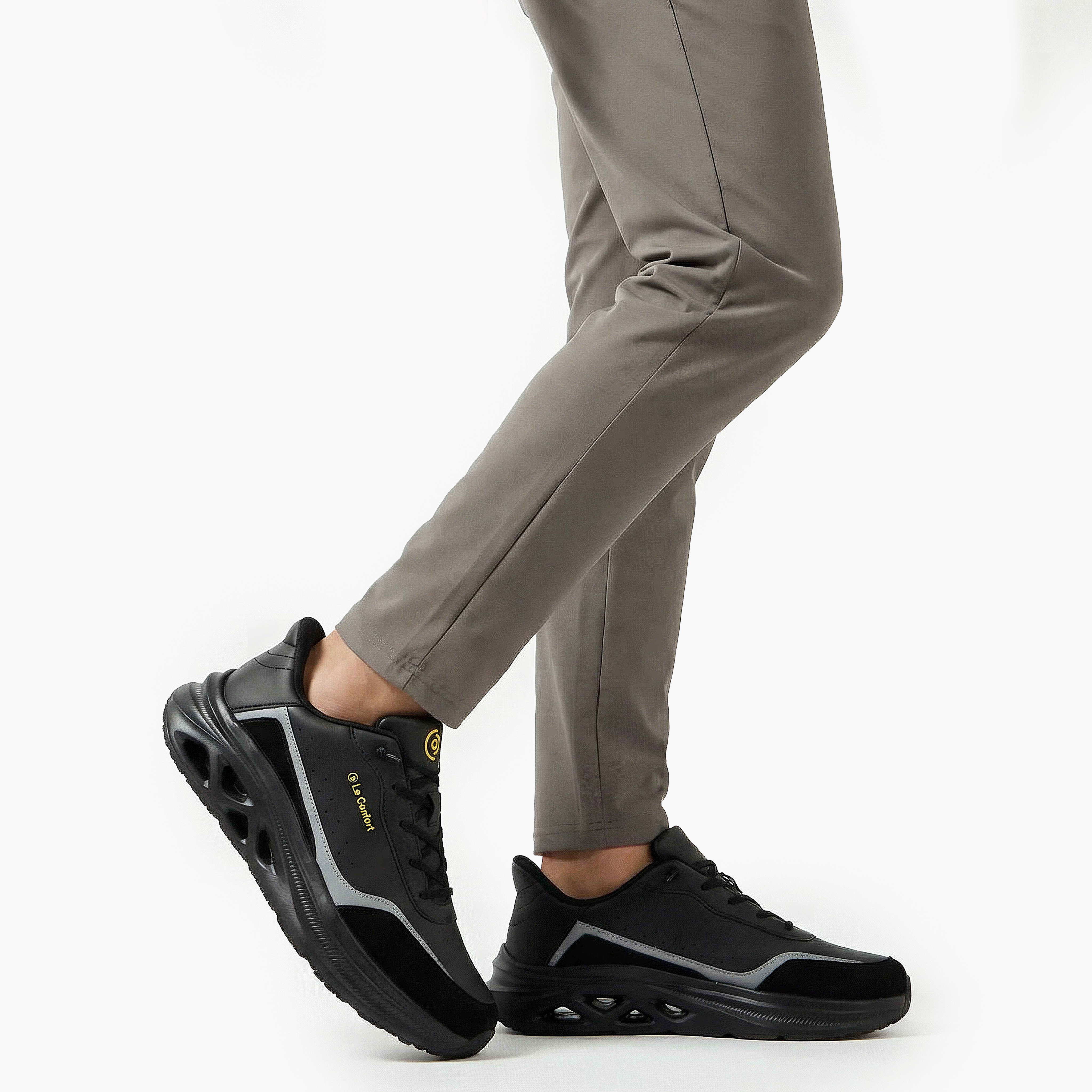 حذاء سنيكرز طول الكاحل برباط للرجال من لو كونفورت-men-shoes-sneakers-image-2