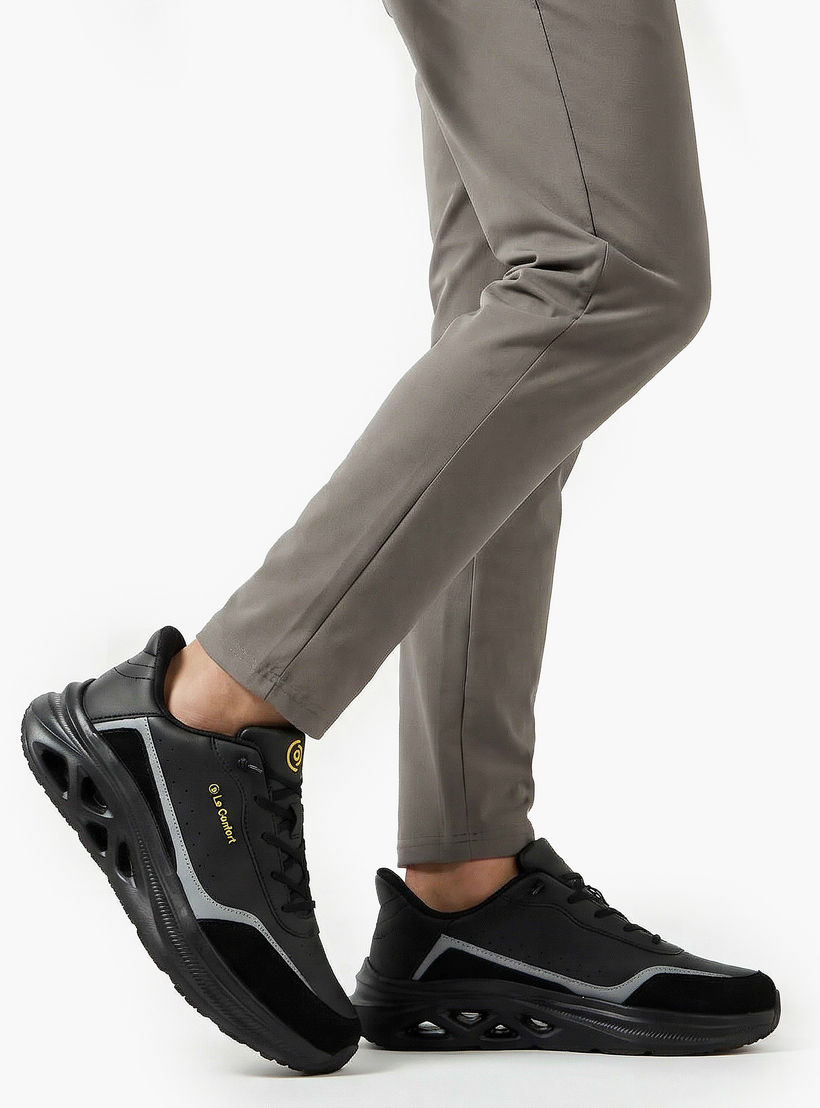 حذاء سنيكرز طول الكاحل برباط للرجال من لو كونفورت-men-shoes-sneakers-image-2