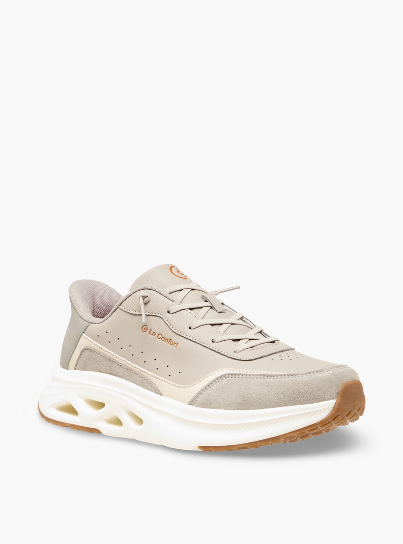 حذاء سنيكرز طول الكاحل برباط للرجال من لو كونفورت-men-shoes-sneakers-image-2