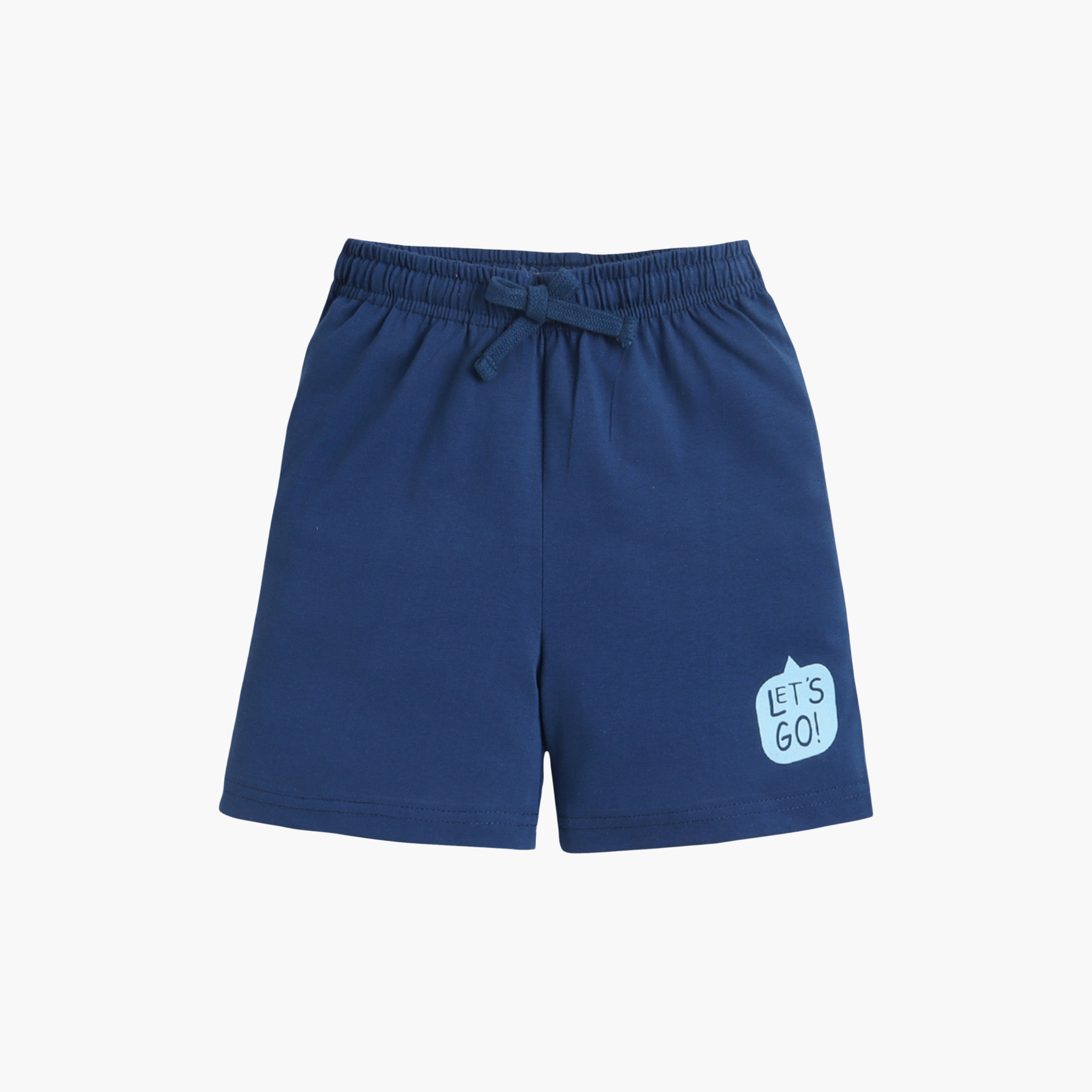 Victor and Jane Shark Printed Cotton T-Shirt & Shorts Set-boys-clothing-setsandcoords-image-4