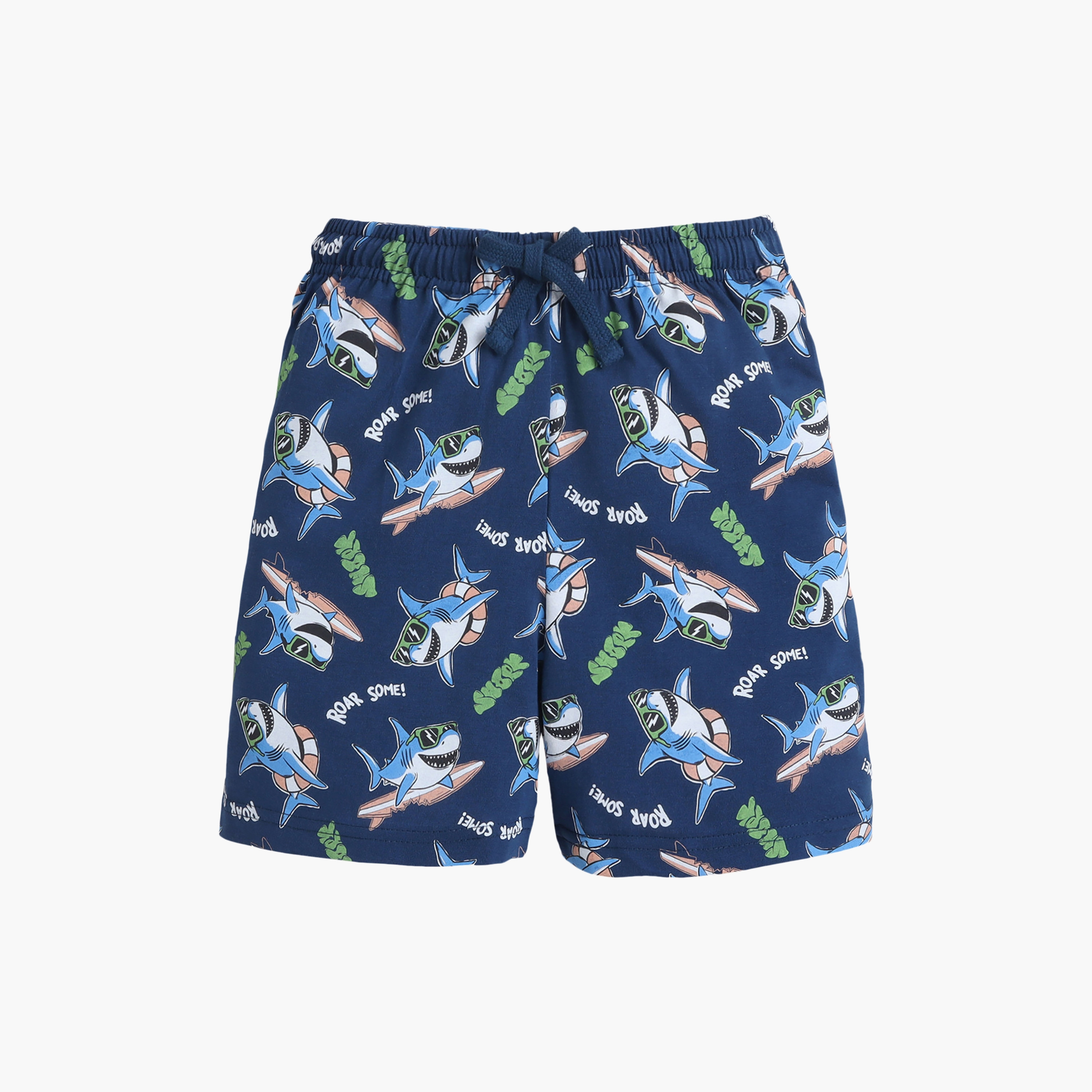 Victor and Jane Awesome Printed Cotton T-Shirt & Shorts Set-boys-clothing-setsandcoords-image-4