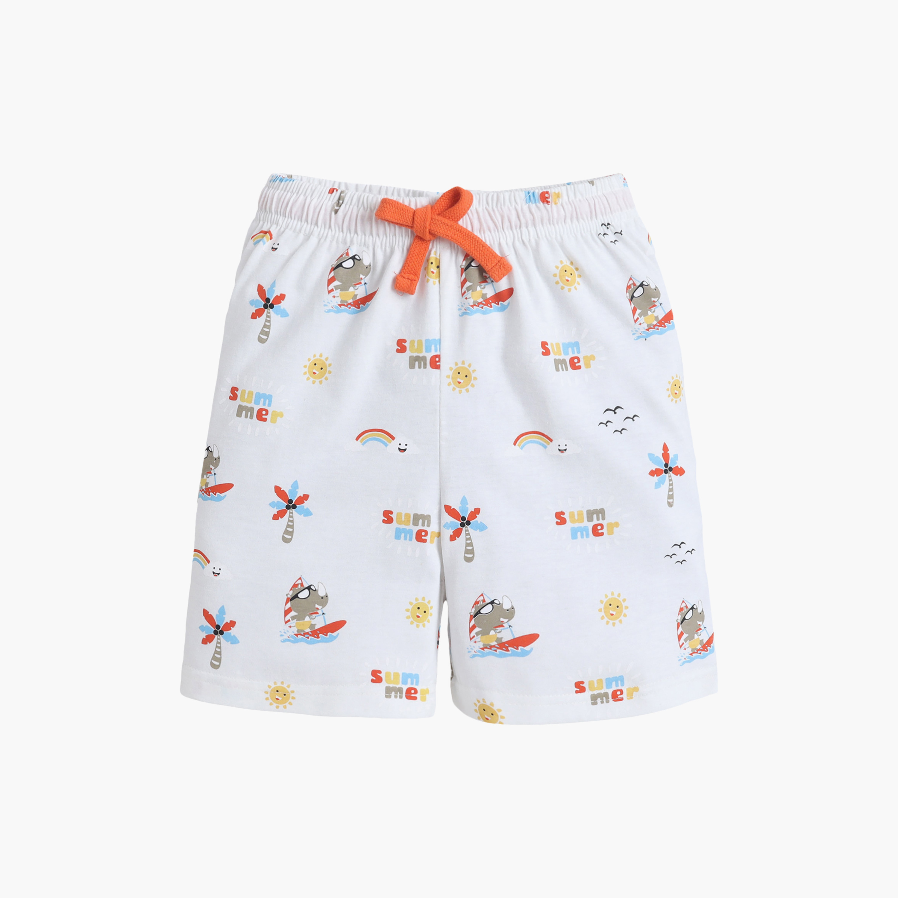 طقم تي شيرت قطني وشورت بطبعة "Enjoy Summer" من فيكتور آند جين-boys-clothing-setsandcoords-image-3