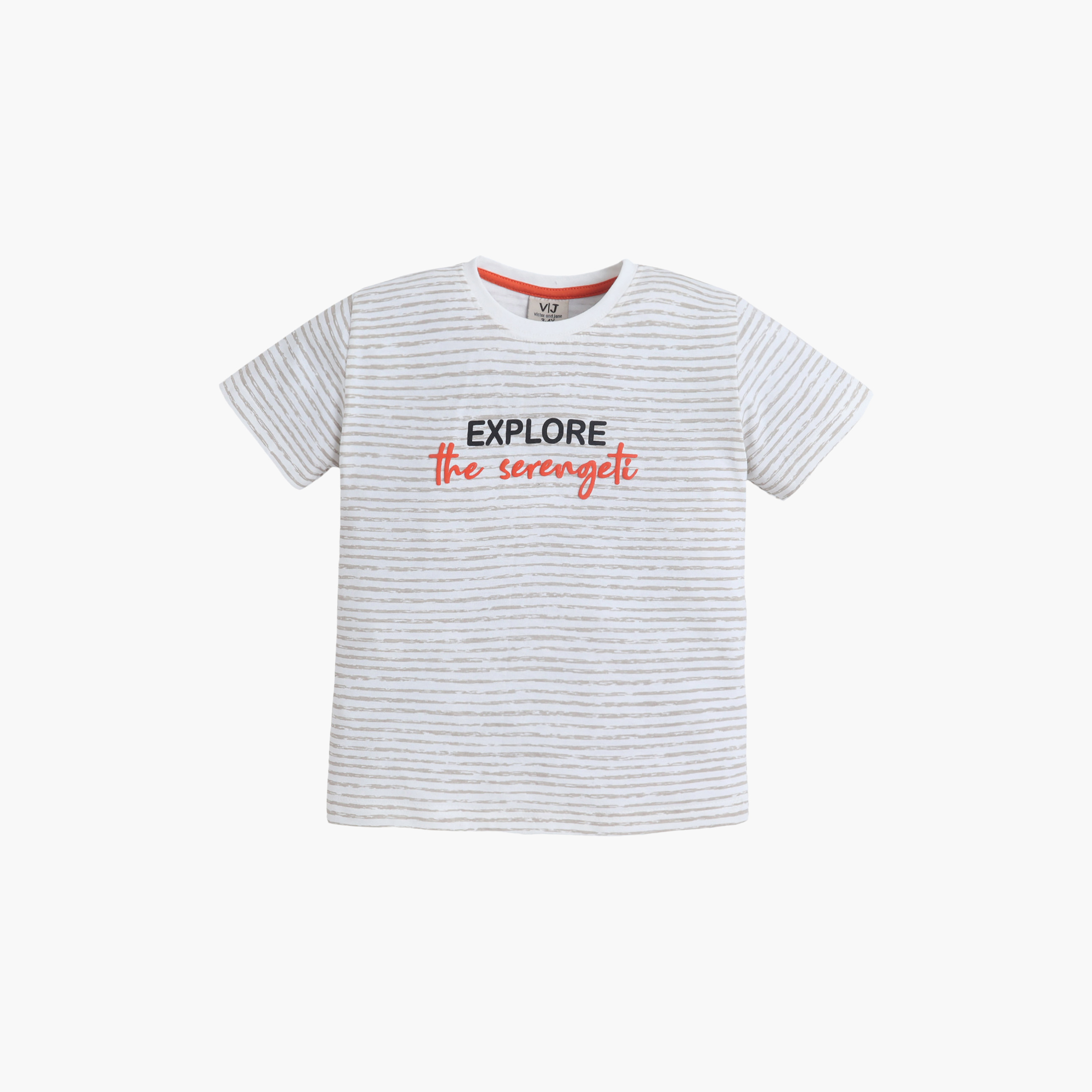 Victor and Jane Explore the Serengeti Printed Cotton T-Shirt & Shorts Set-boys-clothing-setsandcoords-image-2