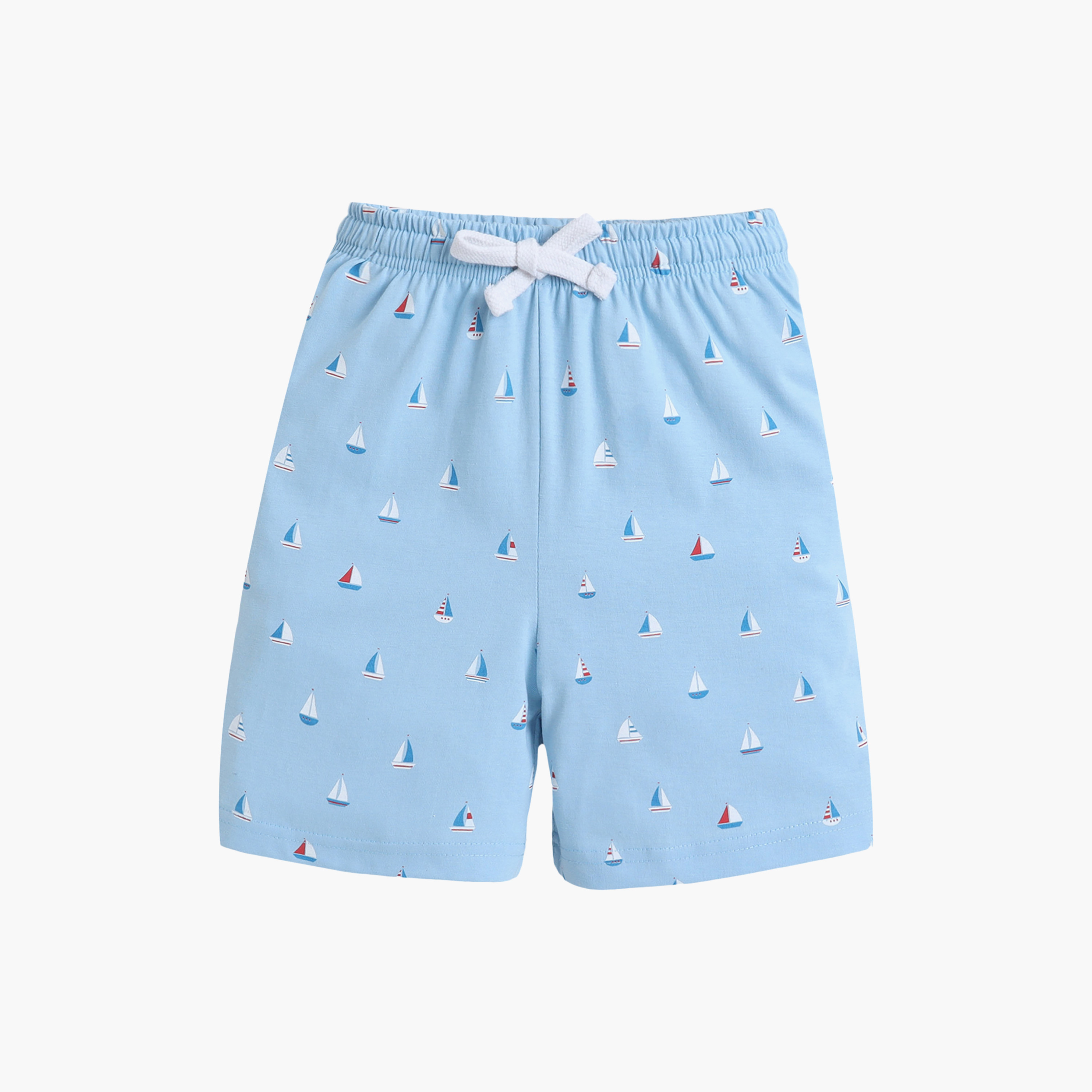 طقم تي شيرت قطني وشورت بطبعة يخوت من فيكتور آند جين-boys-clothing-setsandcoords-image-3