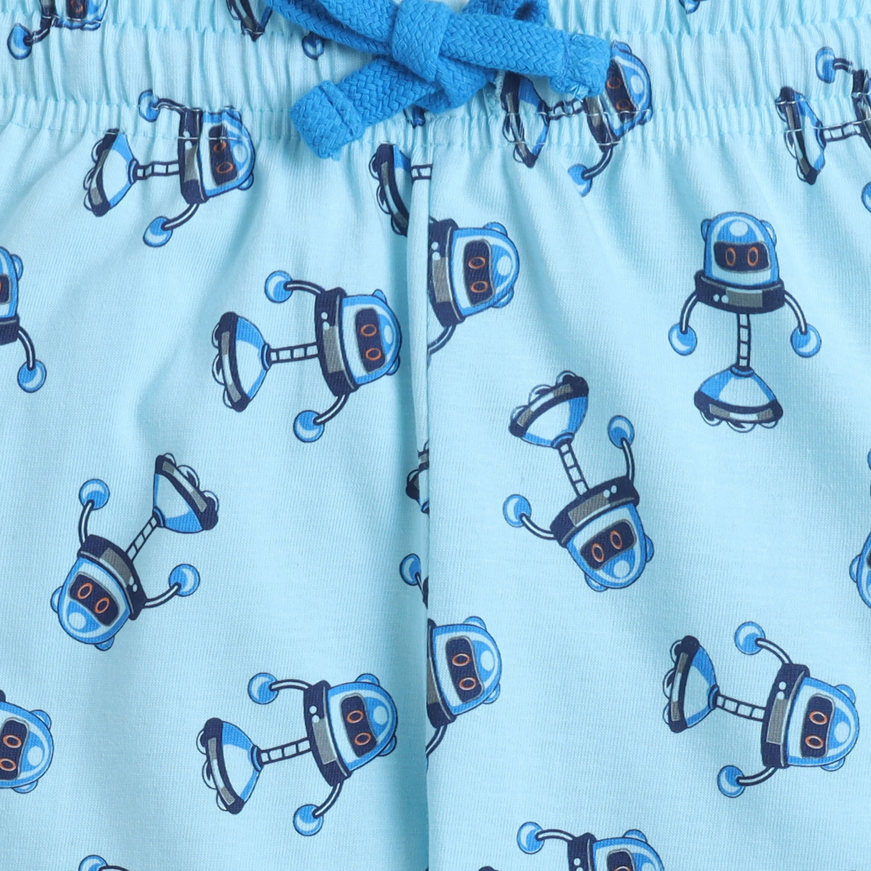Victor and Jane Robot Graphic Cotton T-Shirt & Pajama Set-boys-clothing-nightwear-image-6