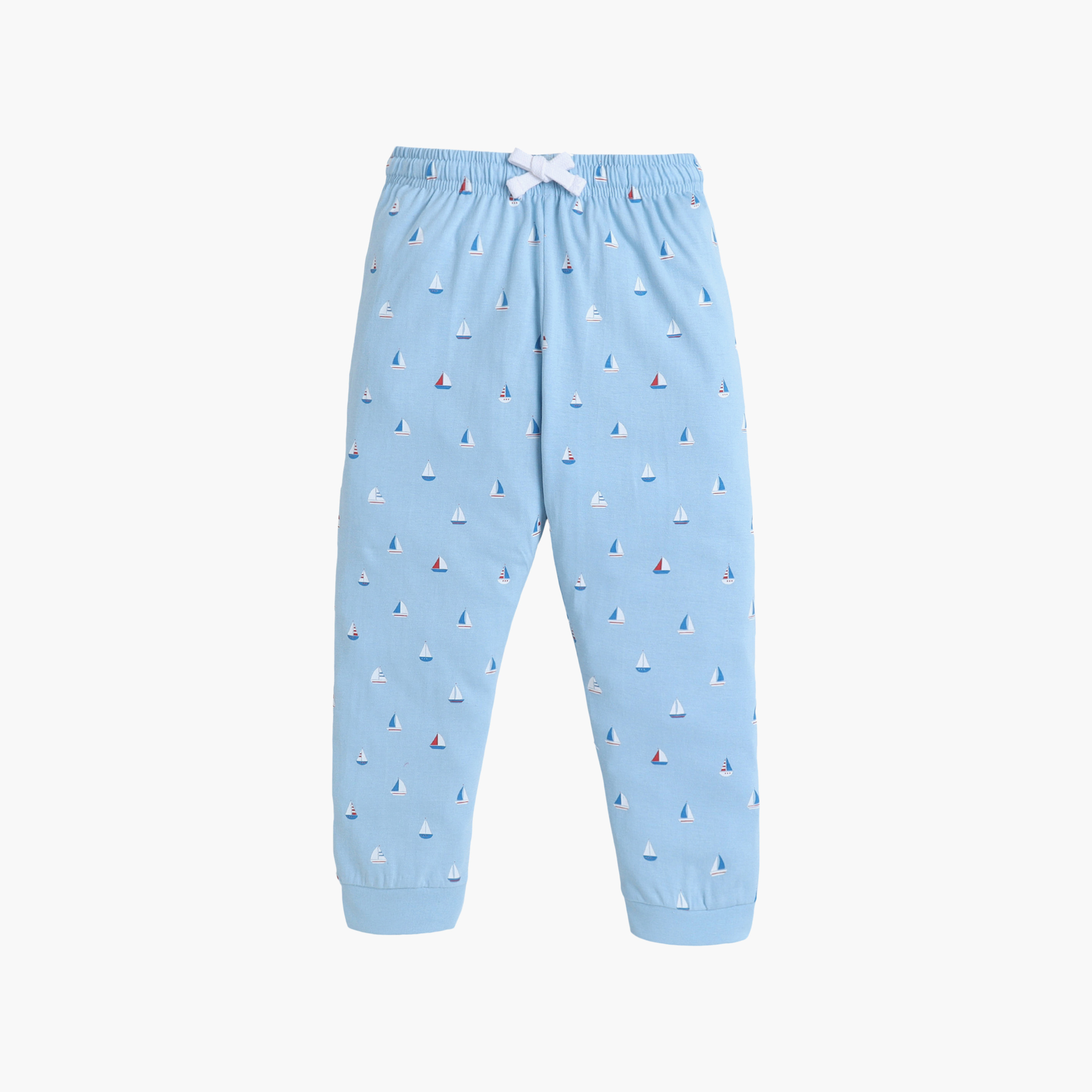 Victor and Jane Yachting Graphic Cotton T-Shirt & Pajama Set-boys-clothing-nightwear-image-4