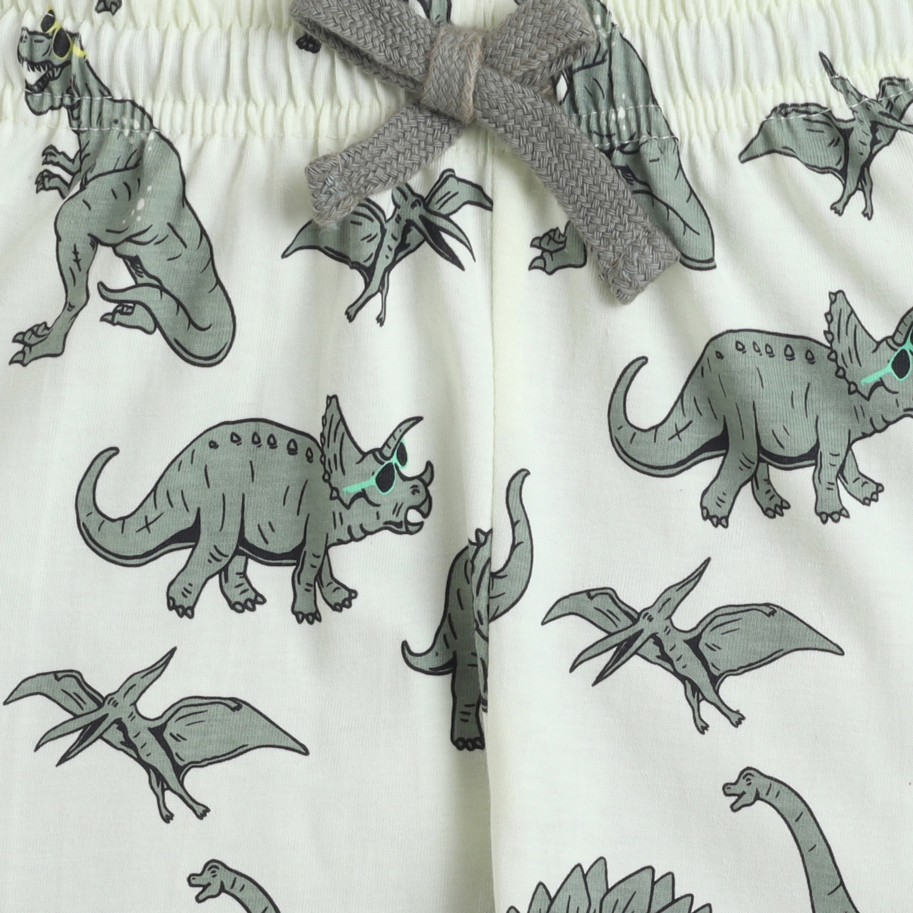Victor and Jane Dino Graphic Cotton T-Shirt & Pajama Set-baby-boys-clothing-nightwear-pyjamasets-image-6