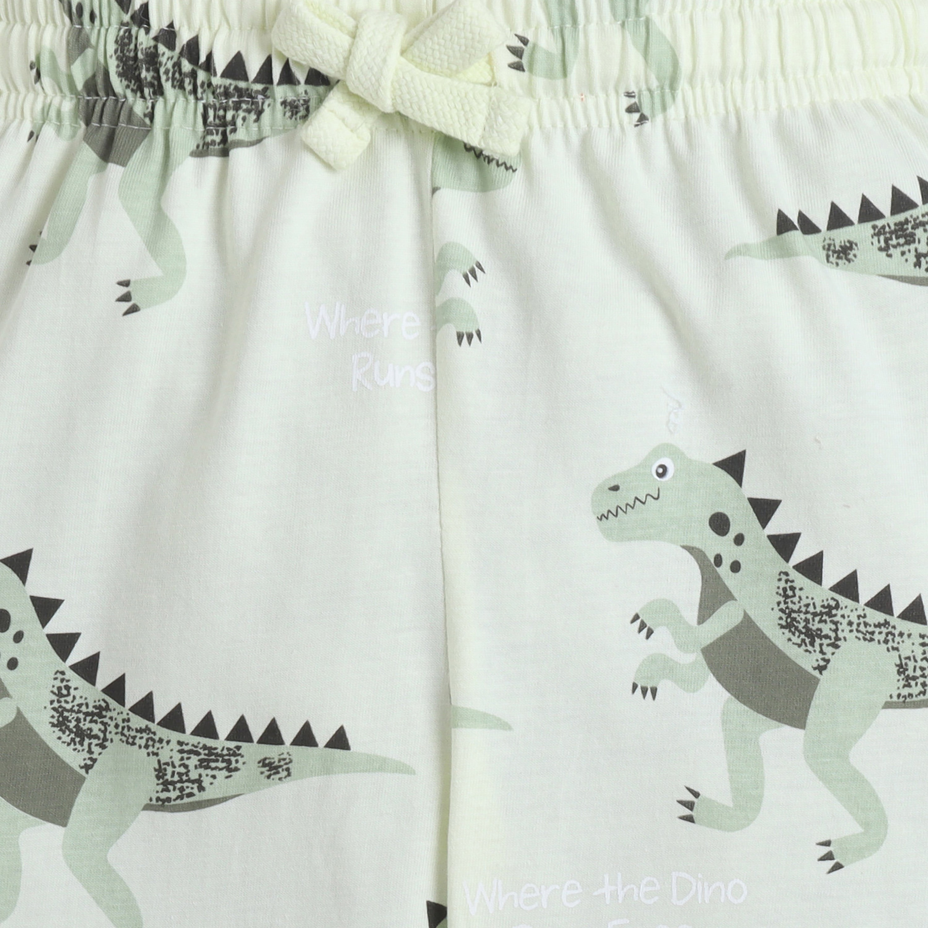 Victor and Jane All-Over Dino Printed Cotton T-Shirt & Pajama Set-baby-boys-clothing-nightwear-pyjamasets-image-7