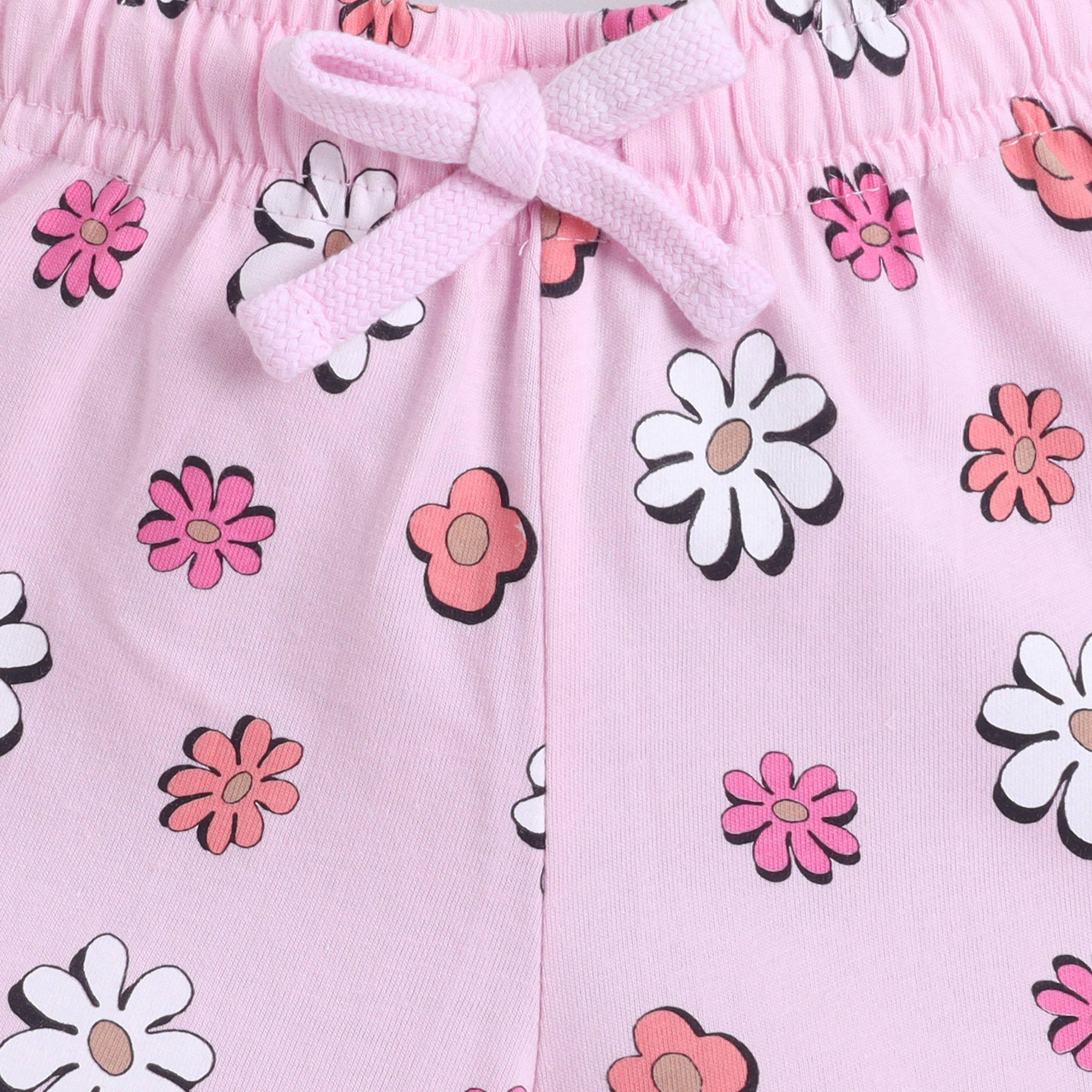 Victor and Jane Floral Printed Cotton T-Shirt & Shorts Set-baby-girls-clothing-nightwear-pyjamasets-image-7