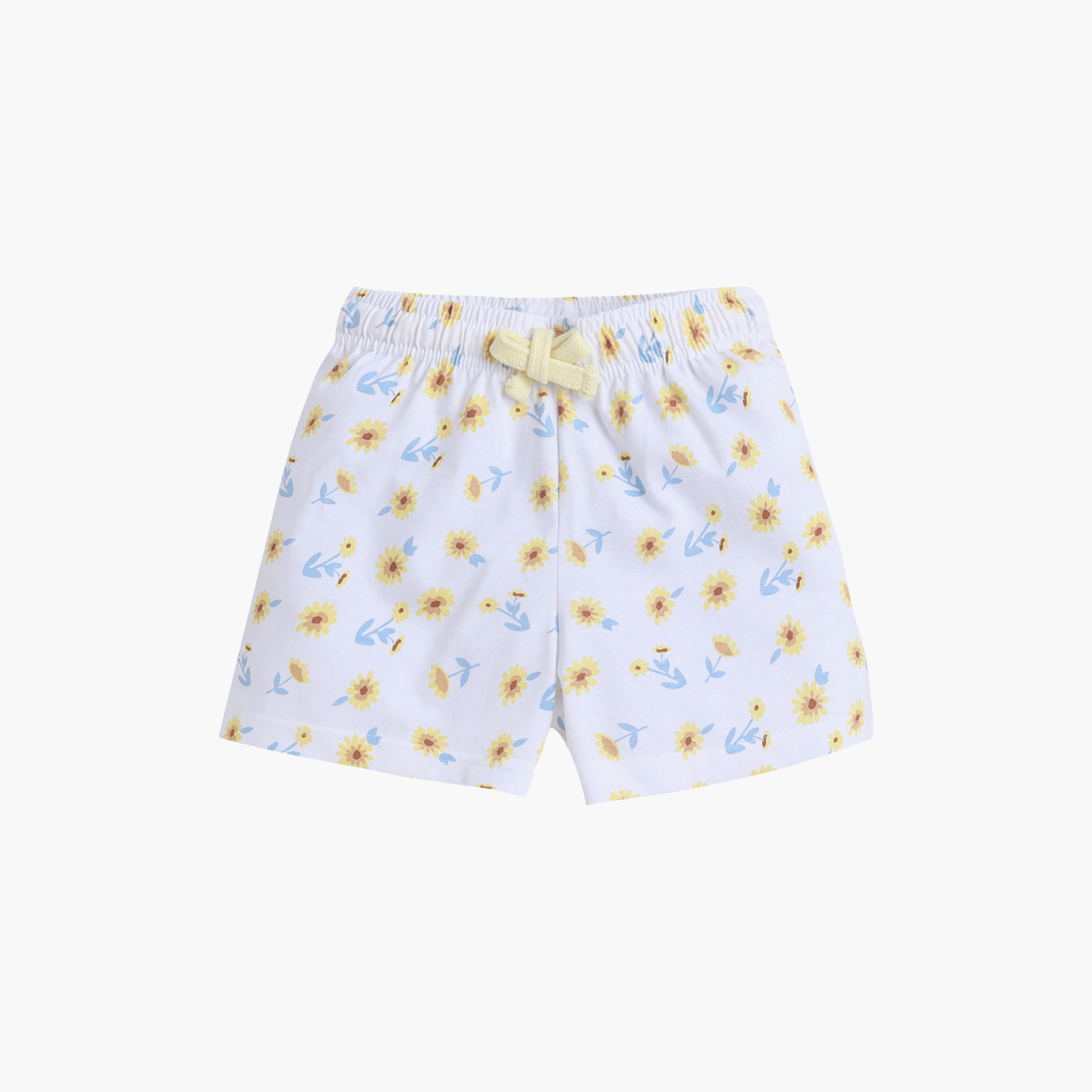 طقم تي شيرت قطني وشورت بطبعة "Sunshine" من فيكتور آند جين-girls-clothing-nightwear-image-4