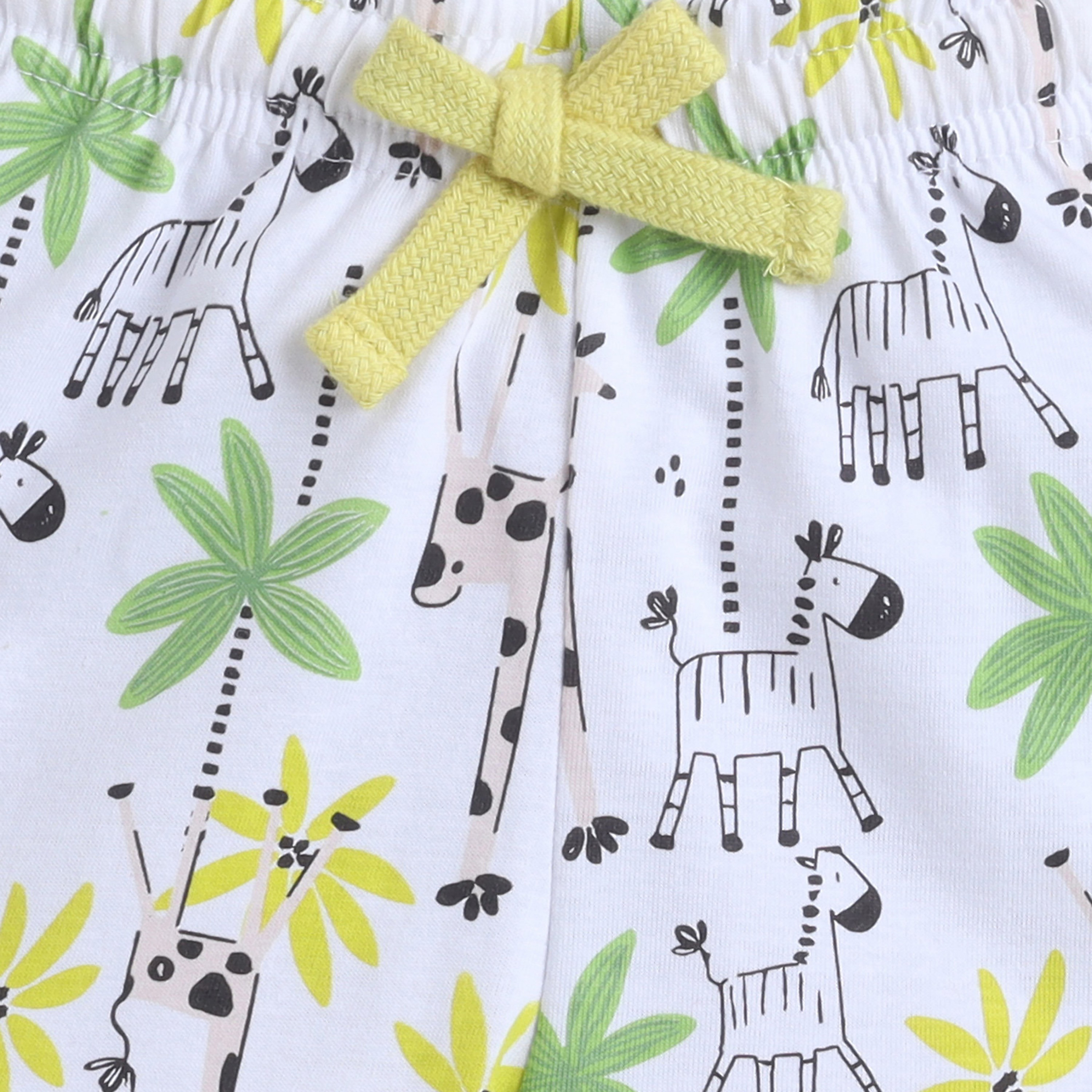 Victor and Jane Nature Printed Cotton T-Shirt & Shorts Set-baby-girls-clothing-nightwear-pyjamasets-image-6