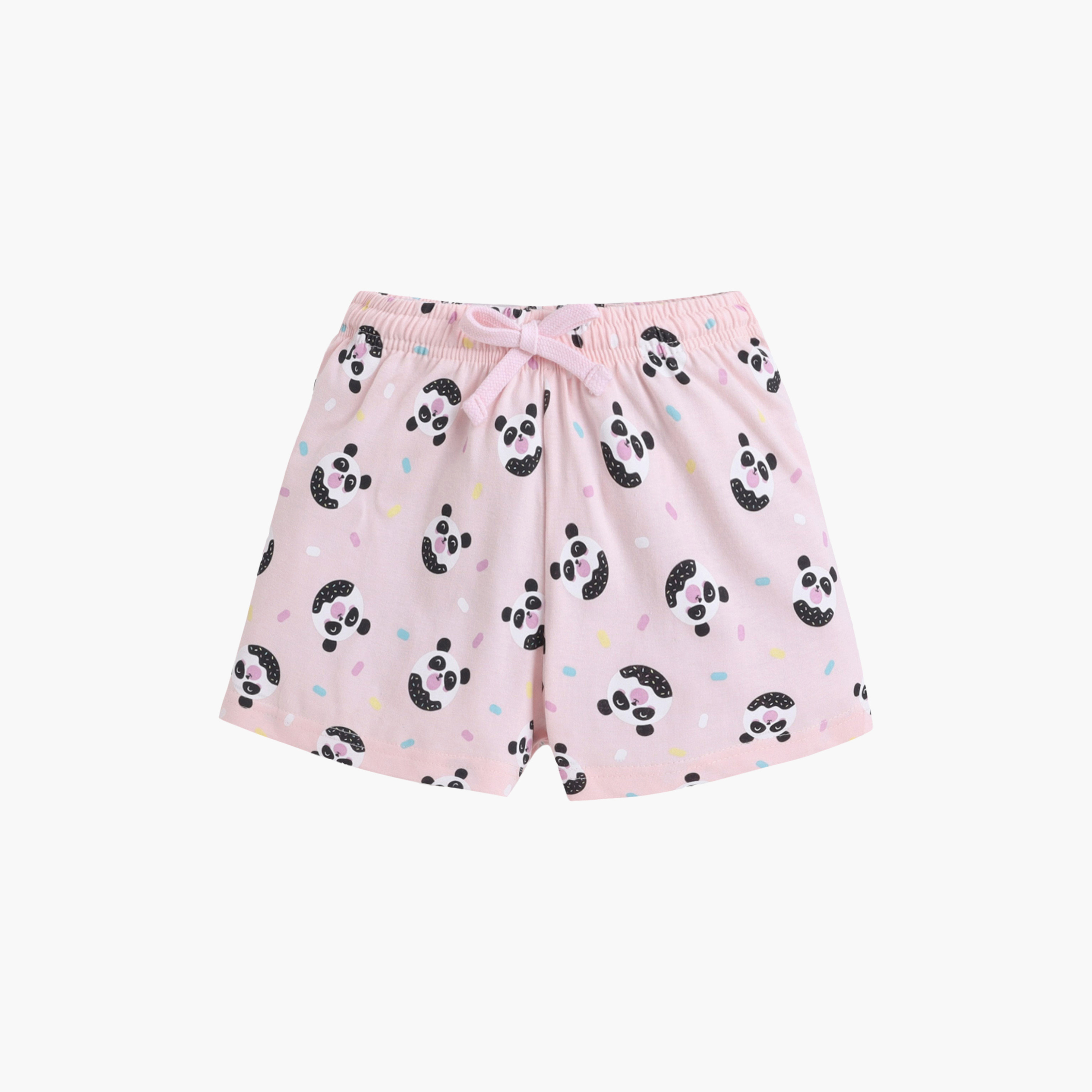 طقم تي شيرت قطني وشورت بطبعة "Sweet Dreams" من فيكتور آند جين-girls-clothing-nightwear-image-4