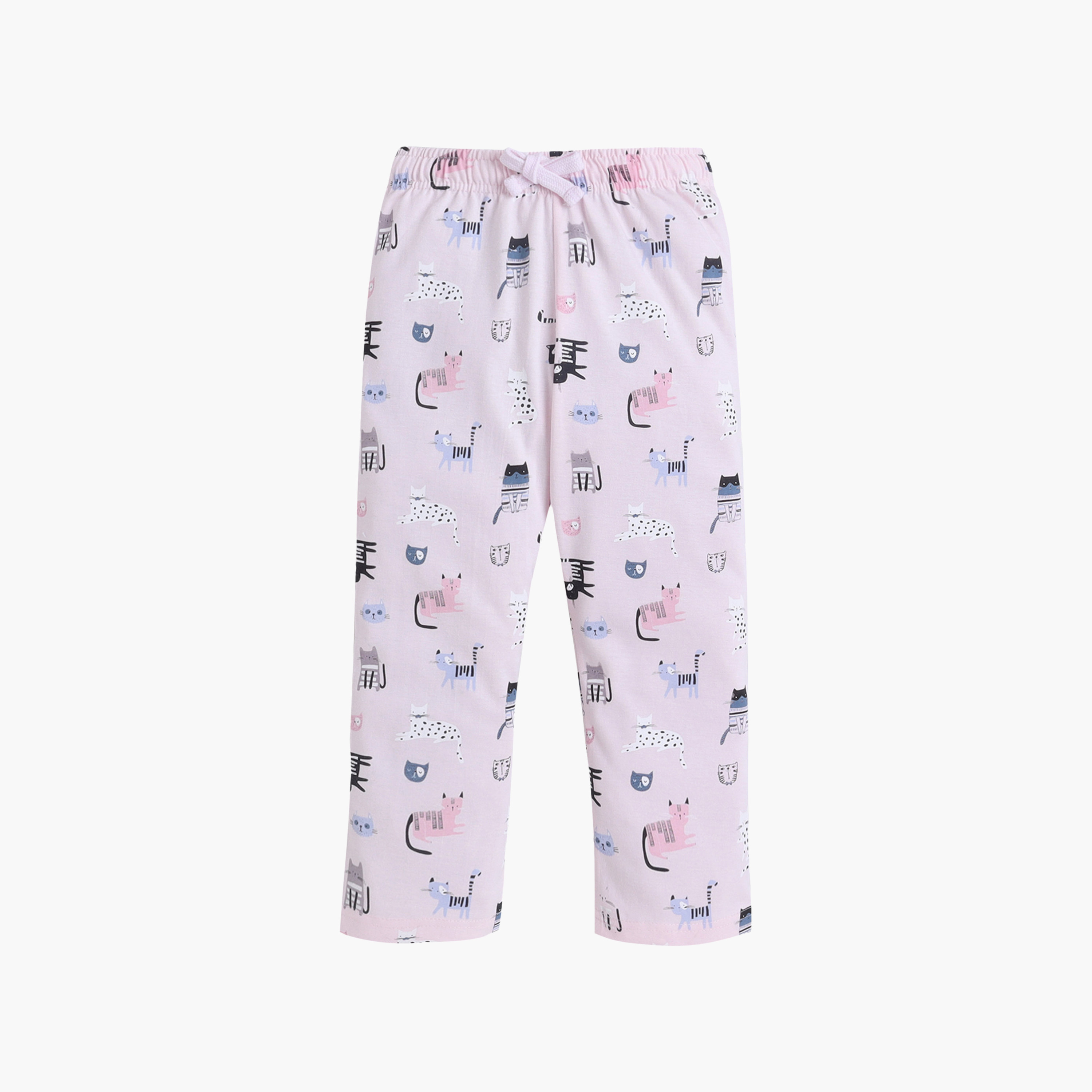 Victor and Jane LOVE Printed Cotton T-Shirt & Pajama Set-baby-girls-clothing-nightwear-pyjamasets-image-4