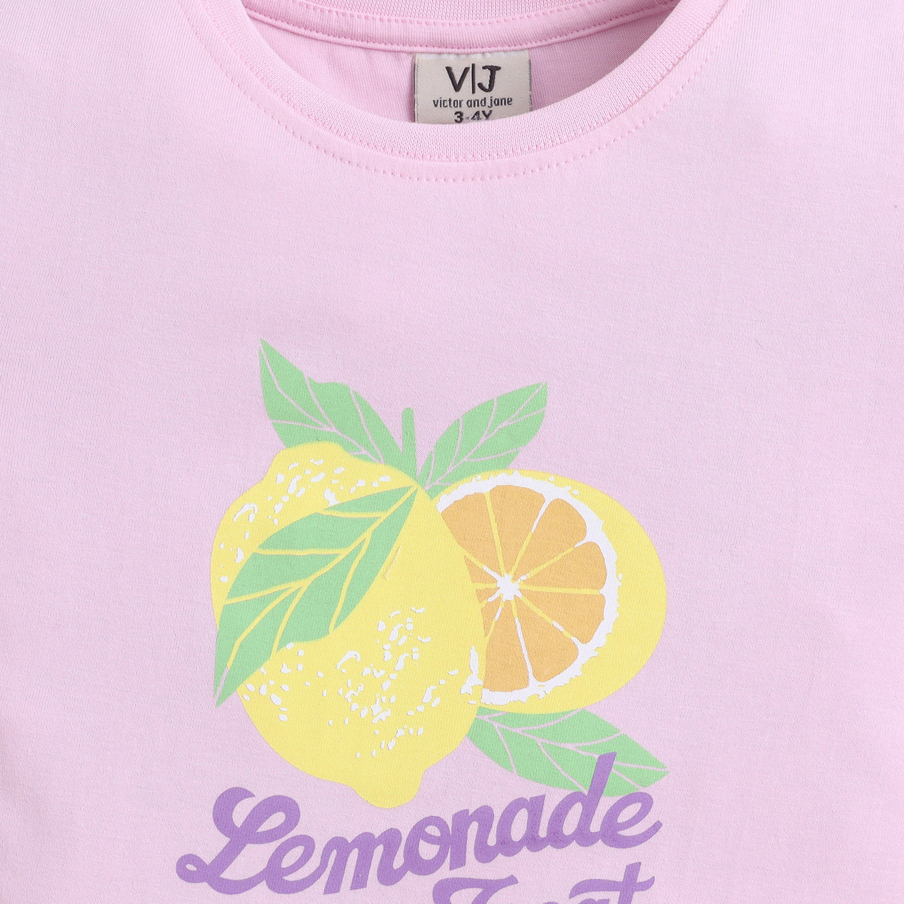 Victor and Jane Lemon Printed Cotton T-Shirt & Pajama Set-baby-girls-clothing-nightwear-pyjamasets-image-6