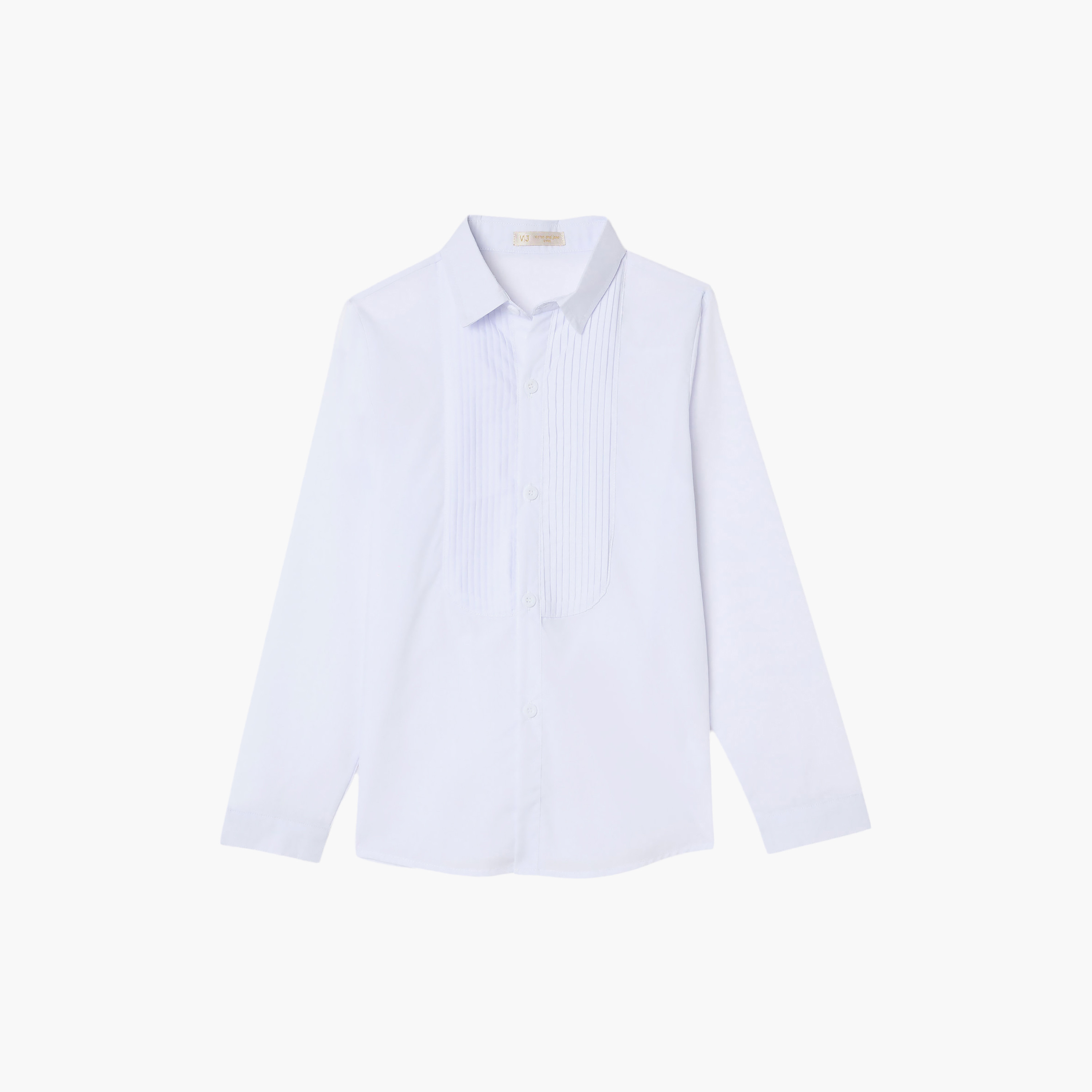 Victor and Jane 4-Piece Full Sleeves Shirt with Waistcoat & Trousers Set-boys-clothing-setsandcoords-image-9