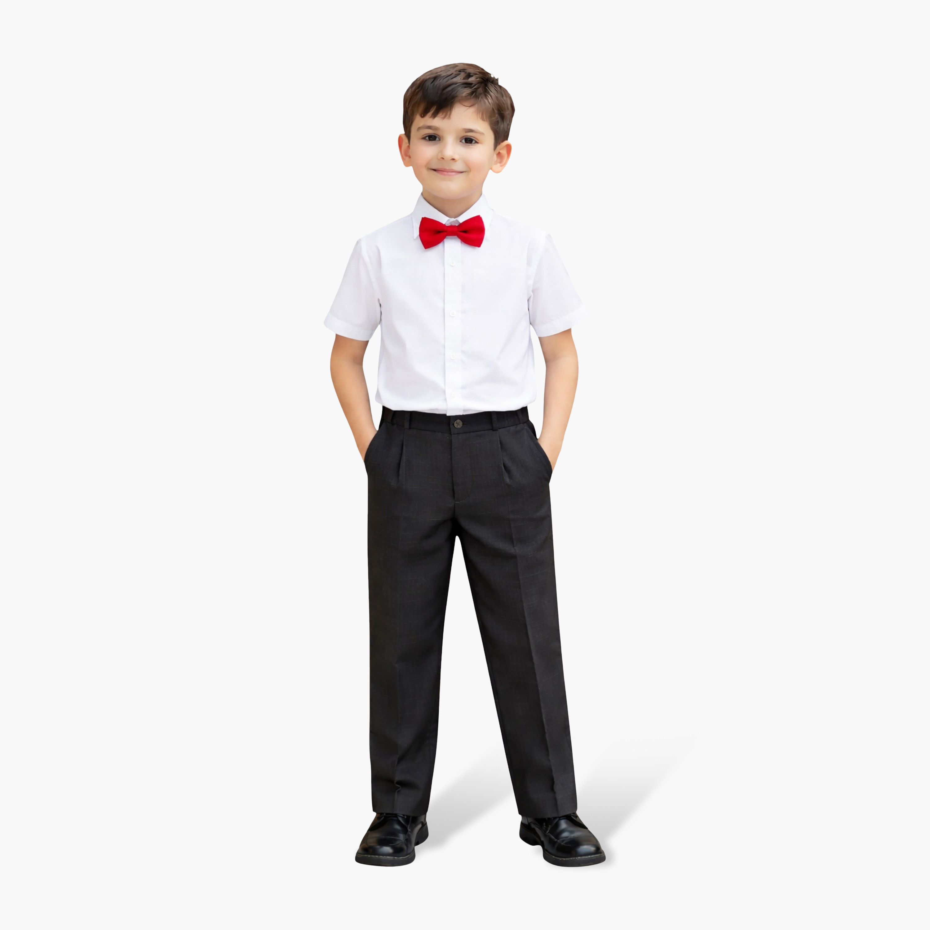 طقم صديري، قميص، بنطلون وربطة عنق "بو تاي" من فيكتور آند جين-boys-clothing-setsandcoords-image-3