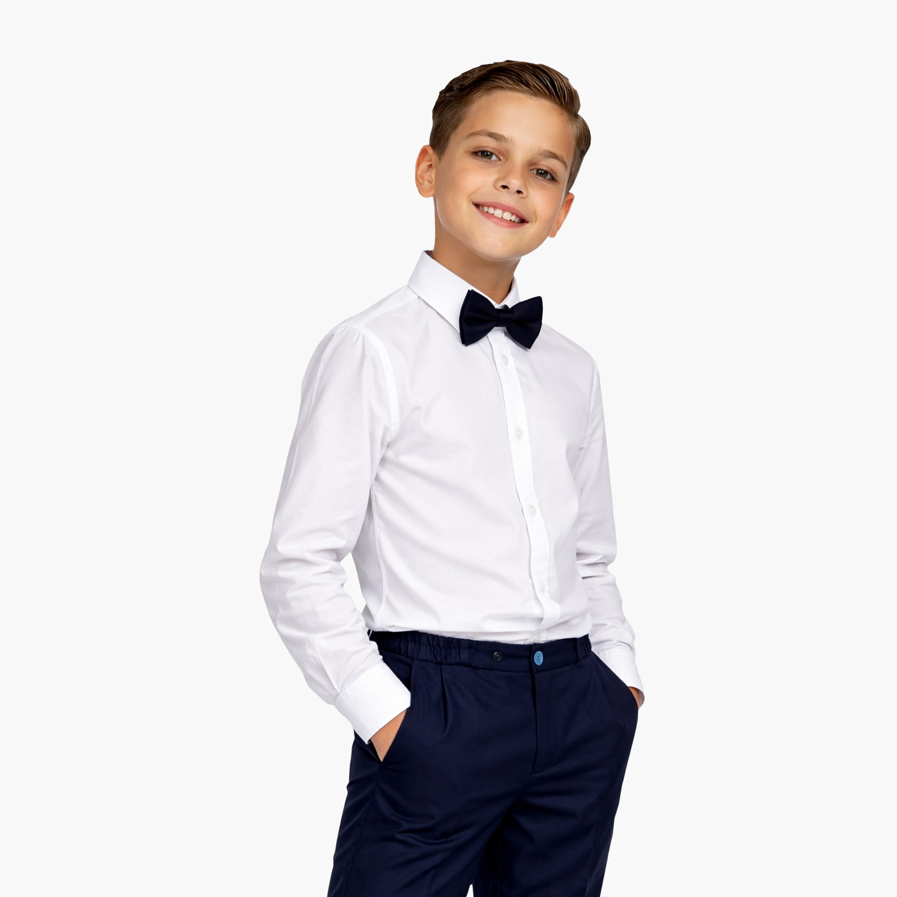 طقم صديري، قميص، بنطلون وربطة عنق "بو تاي" من فيكتور آند جين-boys-clothing-setsandcoords-image-4