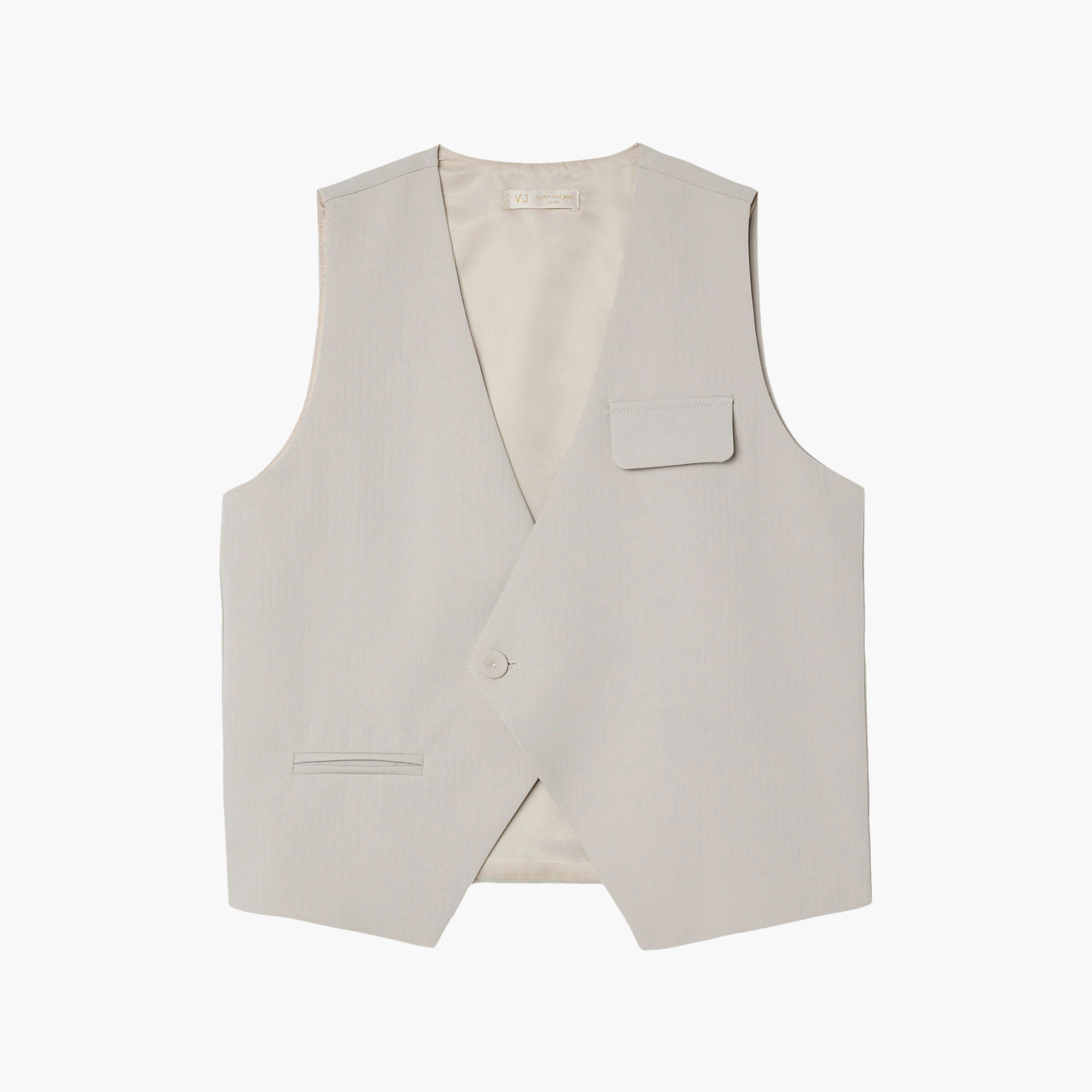 طقم 4 قطع قميص بأكمام كاملة مع فيست ويست كوت وشورت من فيكتور أند جين-boys-clothing-setsandcoords-image-9