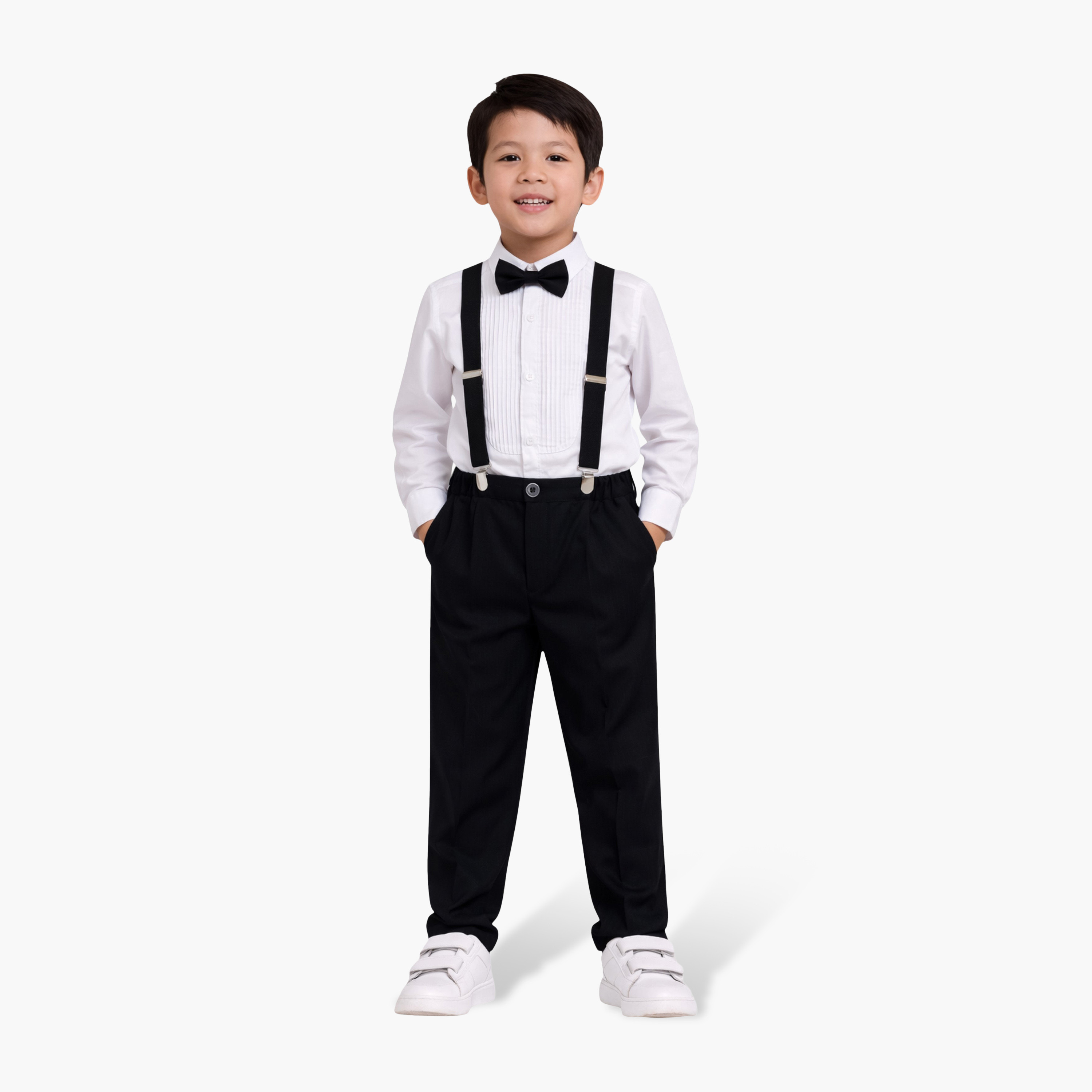 Victor and Jane Formal Shirt, Trousers, Suspenders & Bow Tie Set-boys-clothing-setsandcoords-image-1
