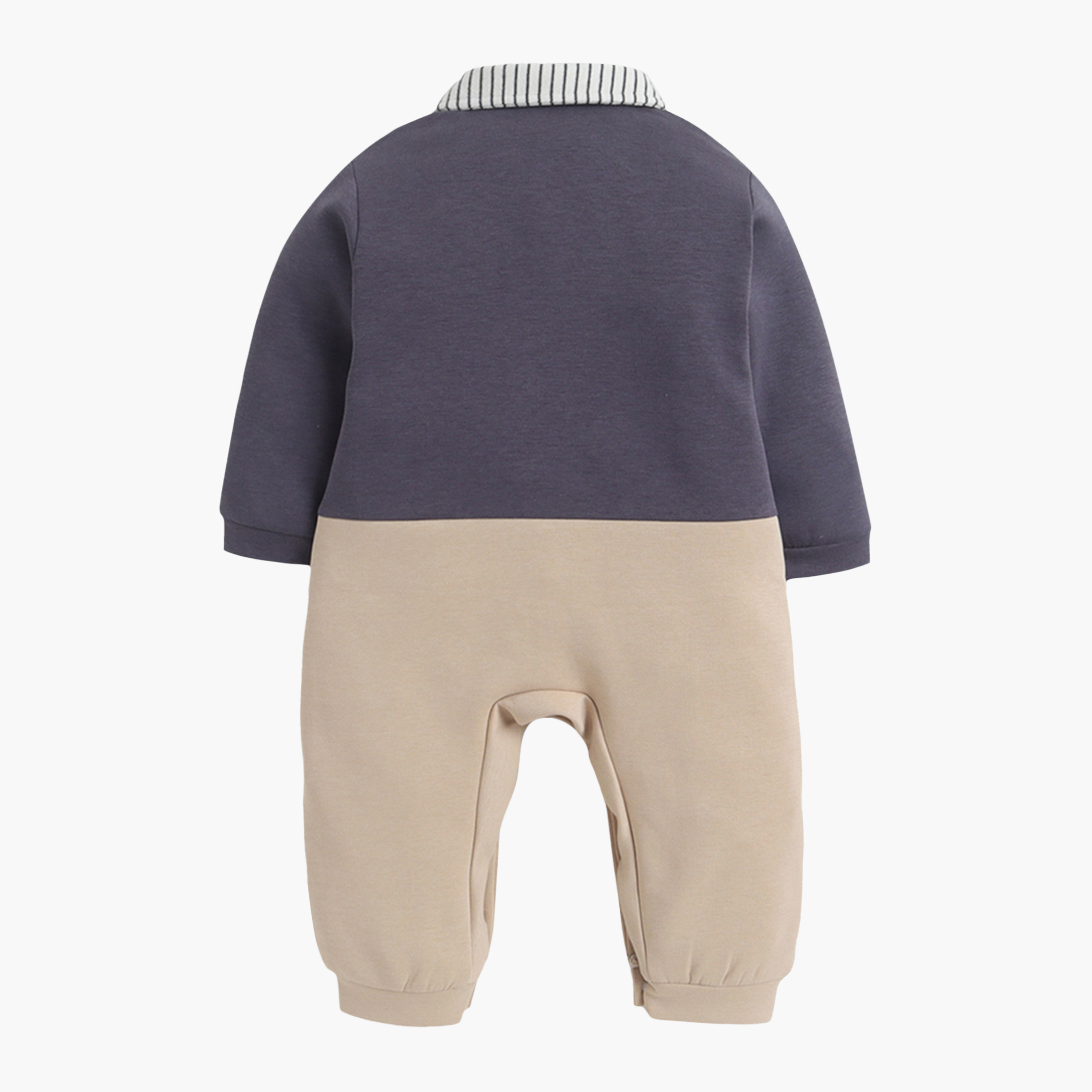 طقم رومبير مكون من كارديجان وربطة عنق من فيكتور آند جين-baby-boys-clothing-rompers-image-3