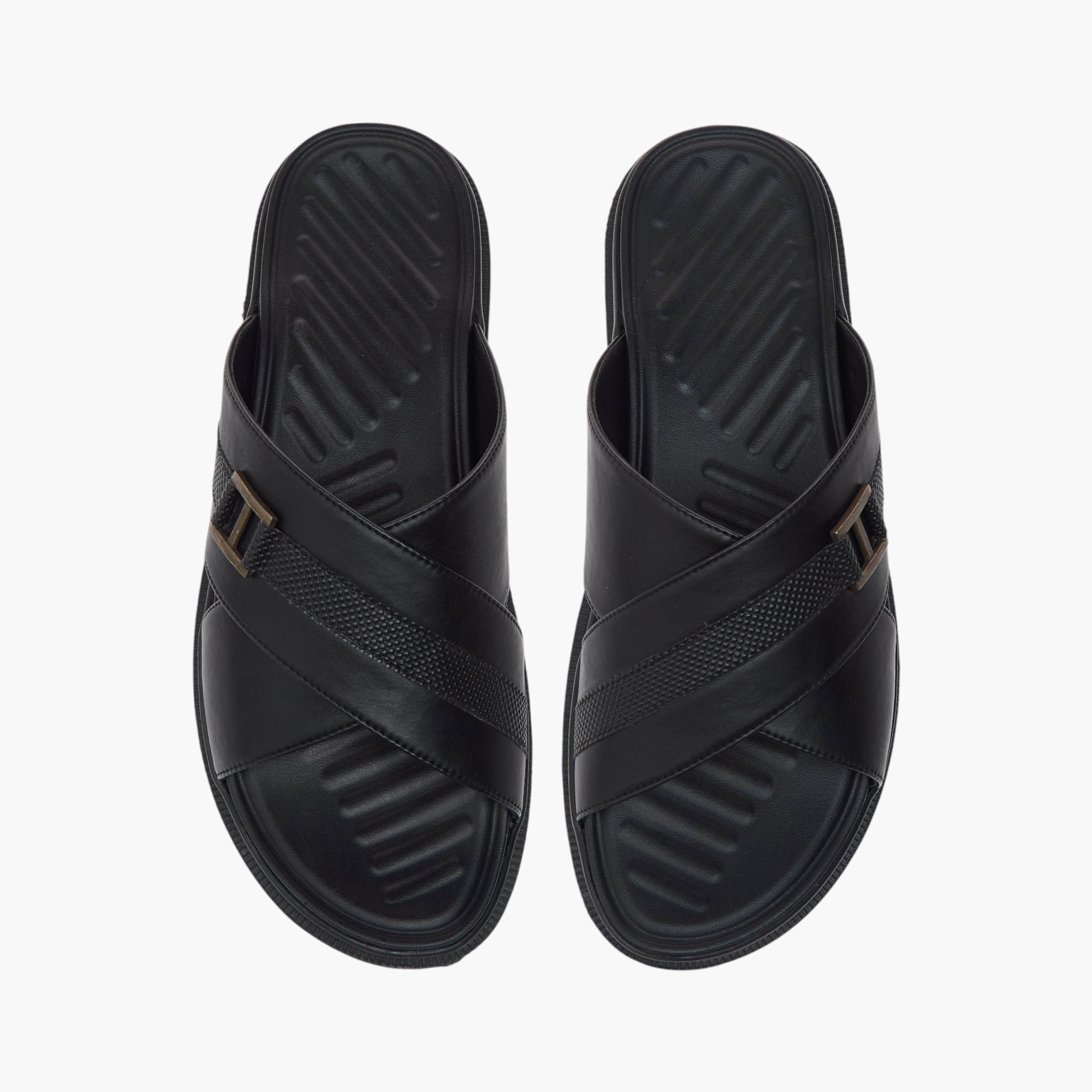 صندل مريح سهل الارتداء بحزام متقاطع من أل بي أل من شو إكسبريس-men-shoes-sandals-image-1