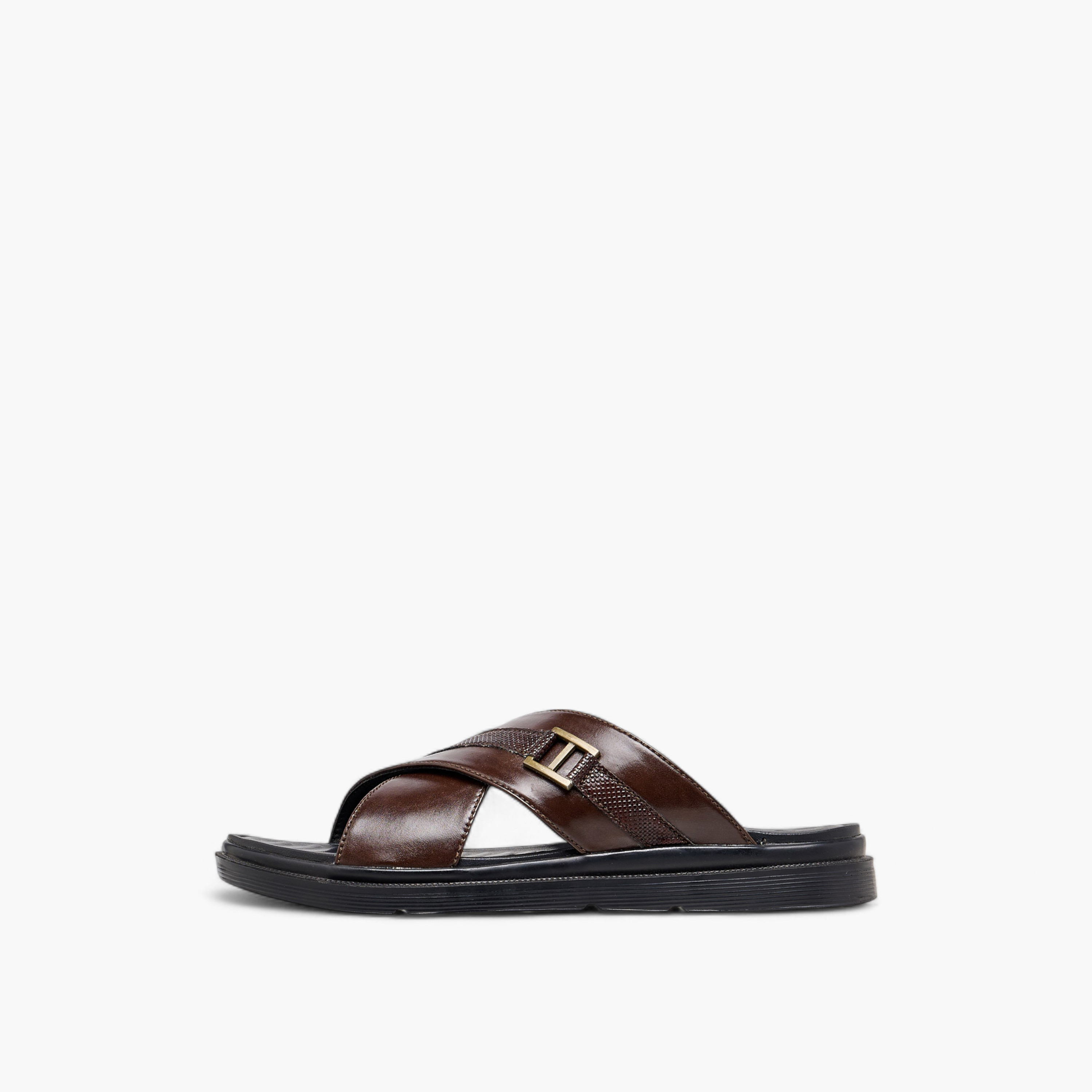 LBL by Shoexpress Cross Strap Slip-On Comfort Sandals-men-shoes-sandals-image-4