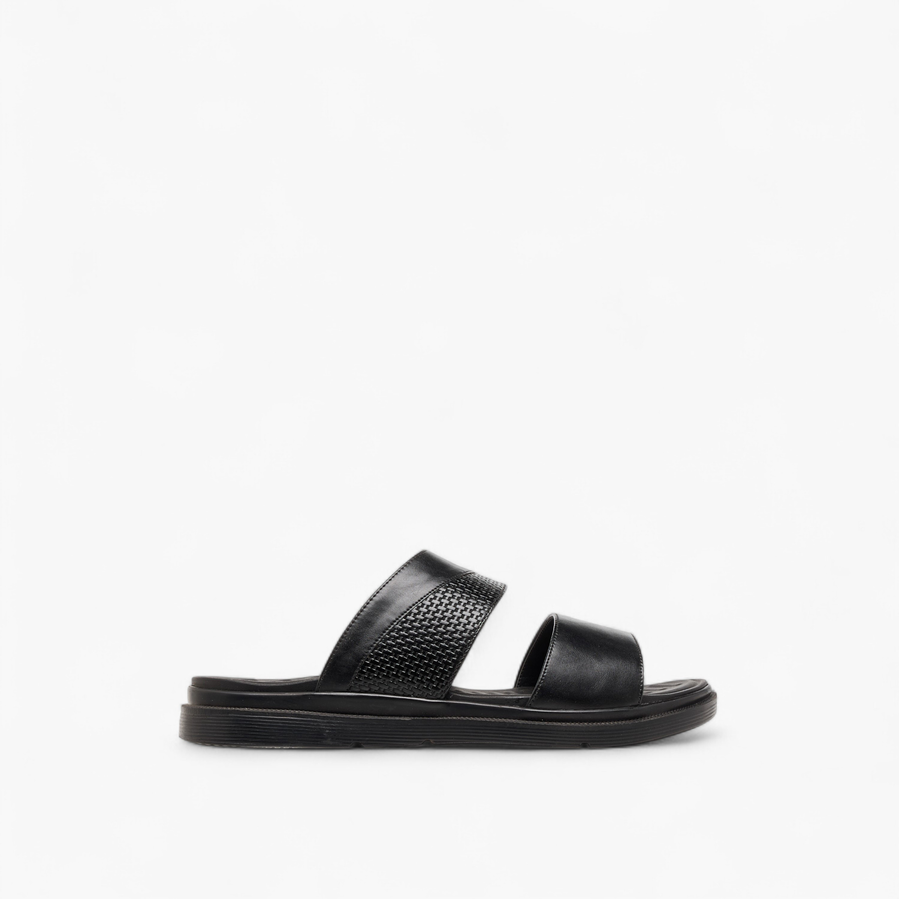 LBL by Shoexpress Textured Slip-On Comfort Sandals-men-shoes-sandals-image-3