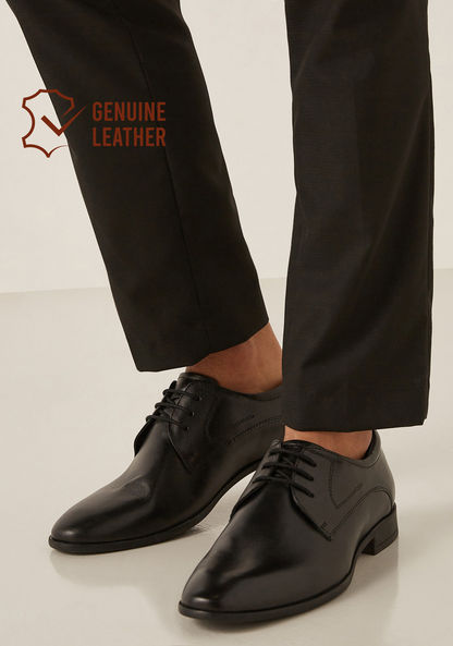 Duchini Men's Lace-Up Derby Shoes-Derby-image-0