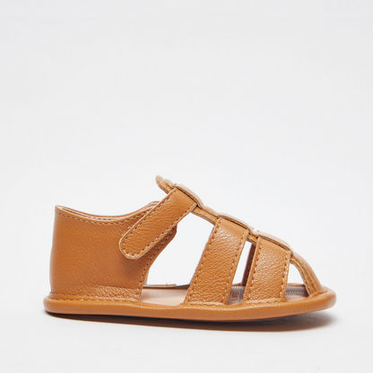 Barefeet Fisherman Flat Sandals with Hook and Loop Closure