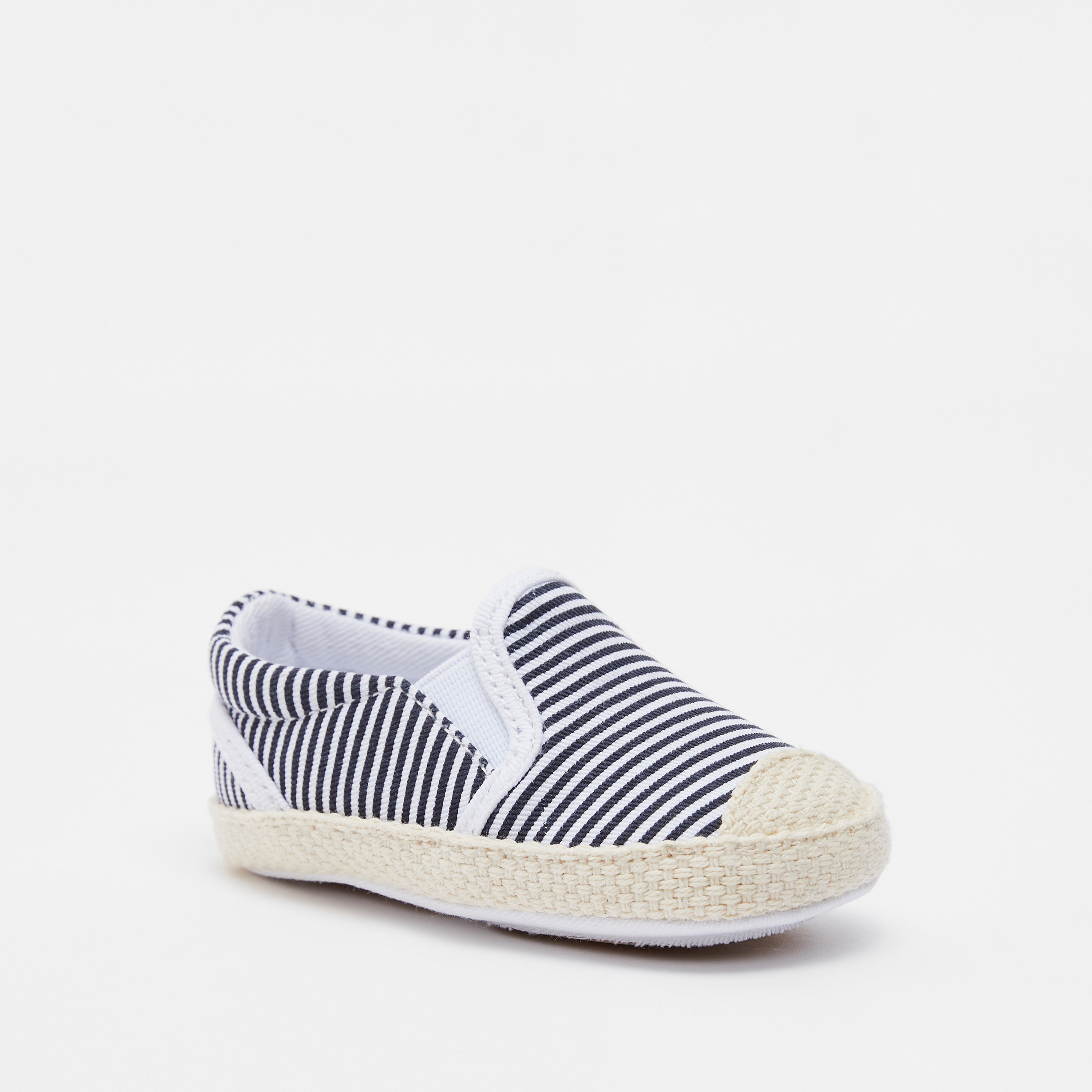 Striped Slip-On Espadrilles-baby-boys-shoes-booties-image-2