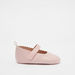 Barefeet Solid Mary Jane Shoes with Cut-Out Detailing and Hook & Loop Closure-Baby Girl%27s Booties-thumbnail-0
