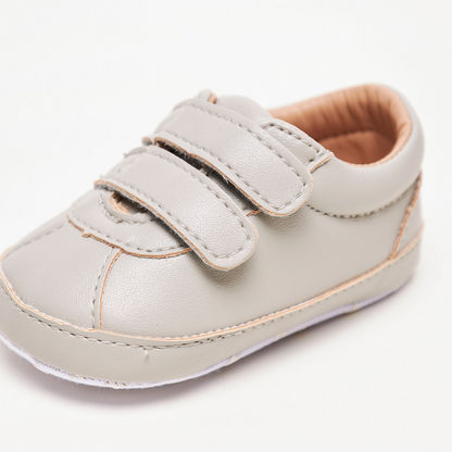 Barefeet Solid Booties with Hook and Loop Closure-Baby Boy%27s Booties-image-3