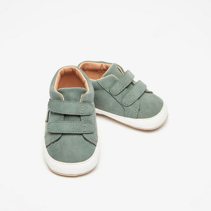 Barefeet Solid Booties with Hook and Loop Closure-Baby Boy%27s Booties-image-2